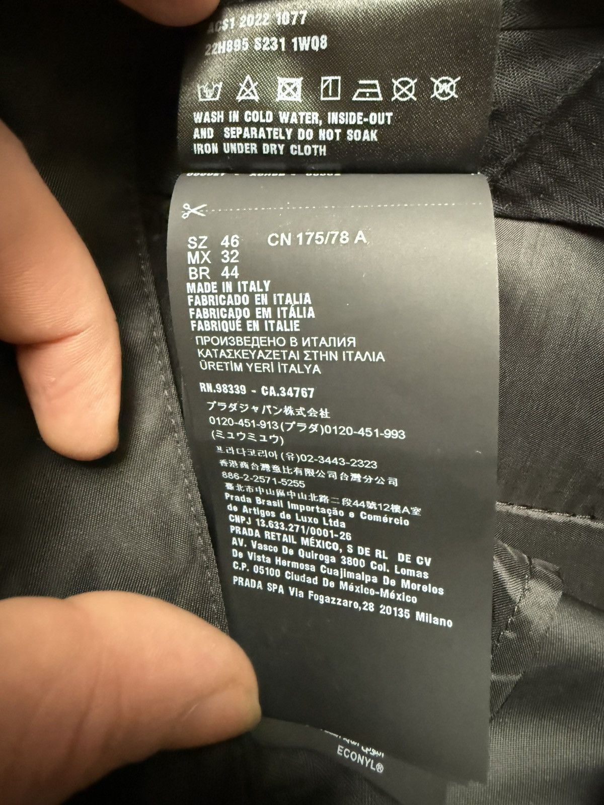 Prada F/W23 Re-Nylon Logo Cargo Overall Size US 30 / EU 46 - 5 Thumbnail