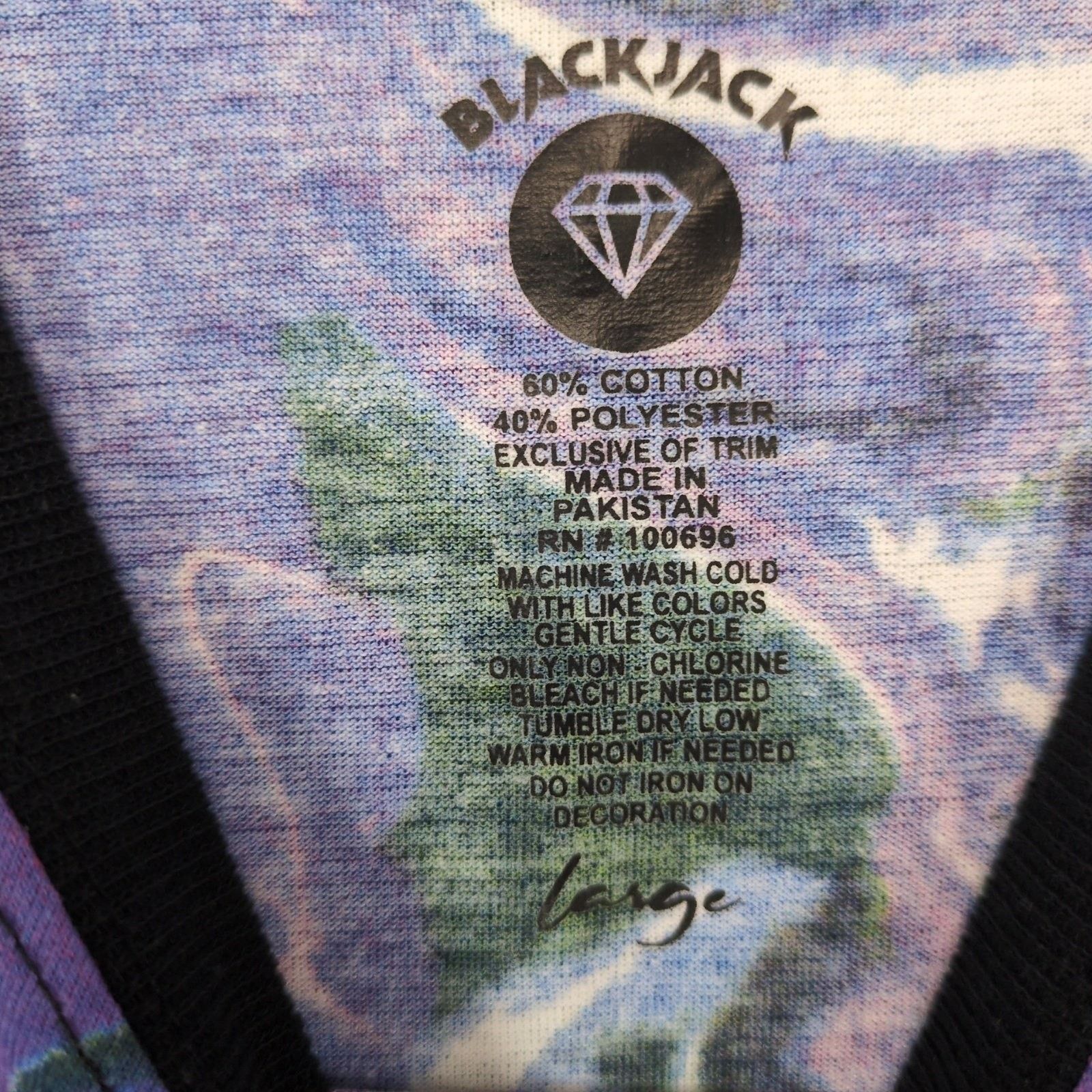 Blackjack NWT Blackjack Men's L Liquid Purple Visionary Shirt & Hat Size US L / EU 52-54 / 3 - 2 Thumbnail