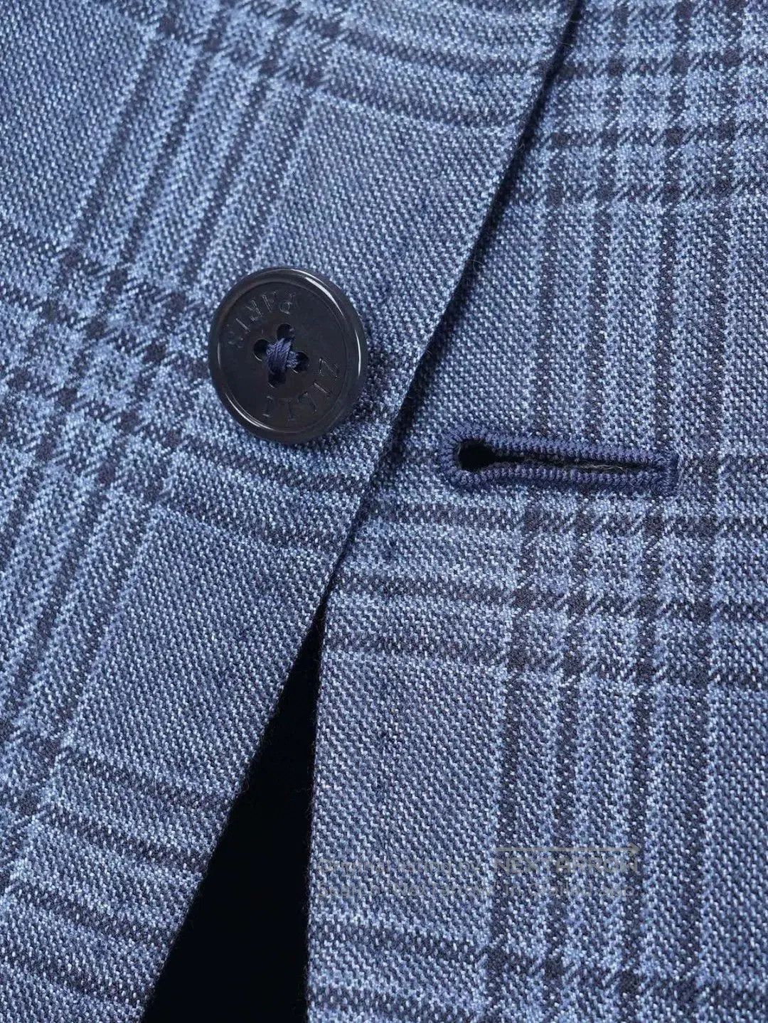 Zilli Casual Blue Plaid Blazer by ZILLI. Size US M / EU 48-50 / 2 - 6 Thumbnail