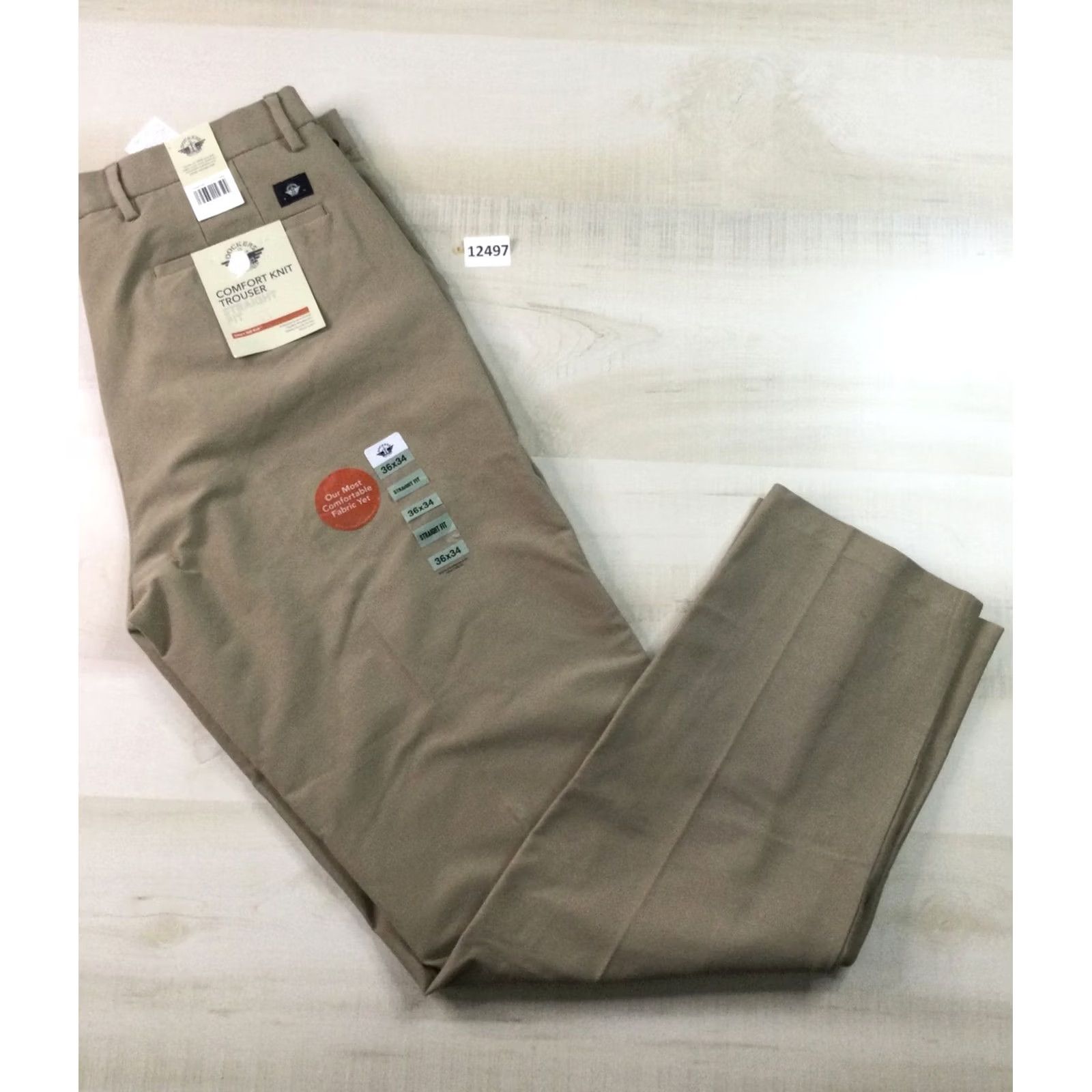 Dockers Dockers Comfort Knit Trouser Straight Fit Flex Men’s 36x34 NWD-12497 Size US 36 / EU 52 - 7 Thumbnail