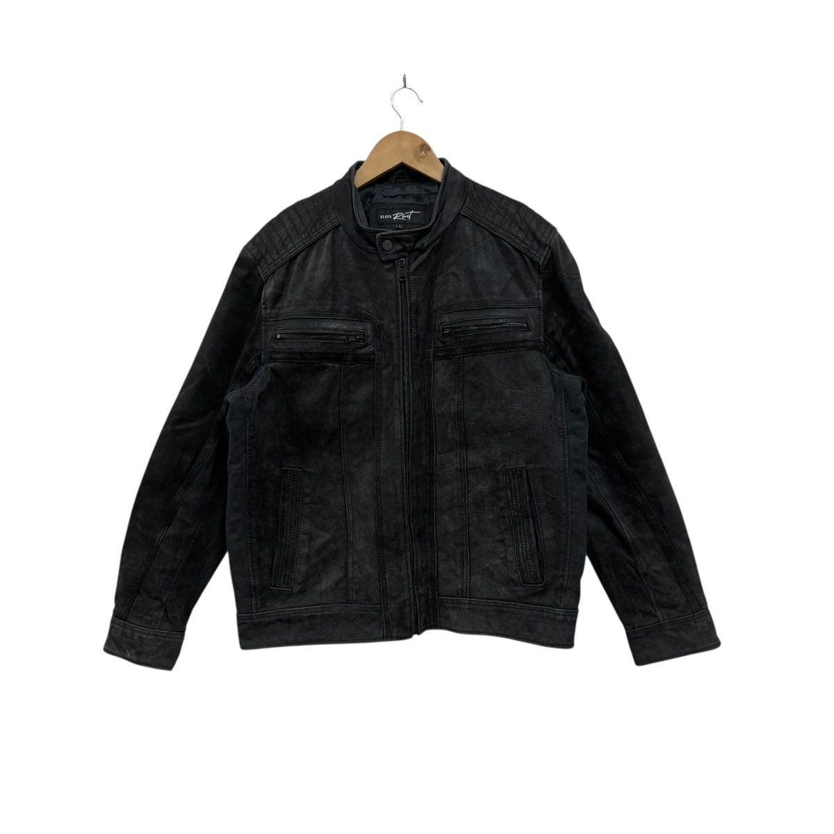 Black Rivet Black Rivet Leather Biker Jacket Size US L / EU 52-54 / 3 - 1 Thumbnail