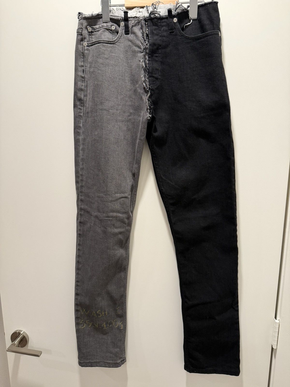 Maison Margiela Spliced Straight Leg Jeans