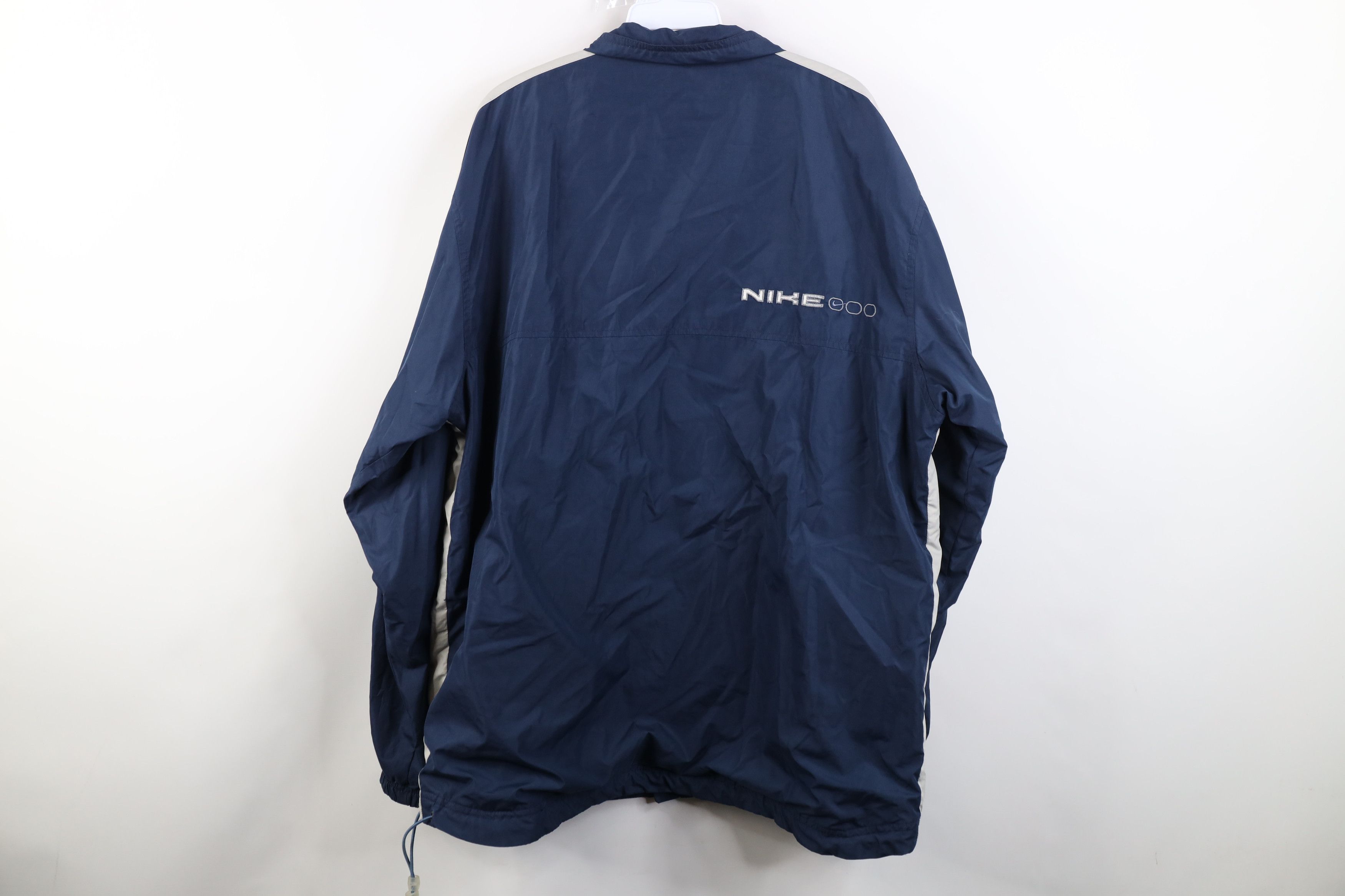 Nike Vintage Nike Scott Mini Swoosh Lined Windbreaker Jacket Blue Size US L / EU 52-54 / 3 - 13 Thumbnail