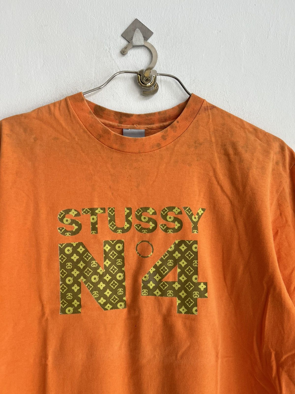 RARE 1990s Stussy x LV (Stussyton) Monogram N4 Tees Shirt