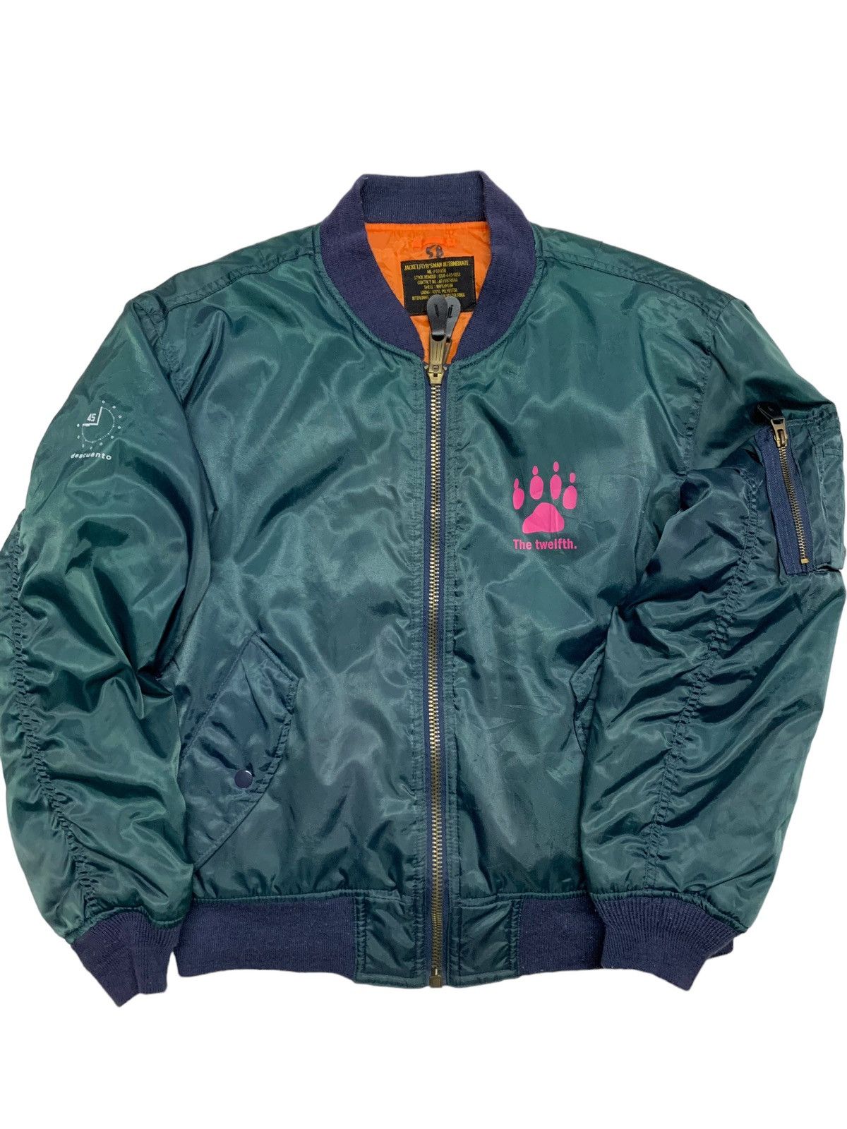 Designer Blue impluse army bomber jacket men’s fashion Size US M / EU 48-50 / 2 - 7 Thumbnail