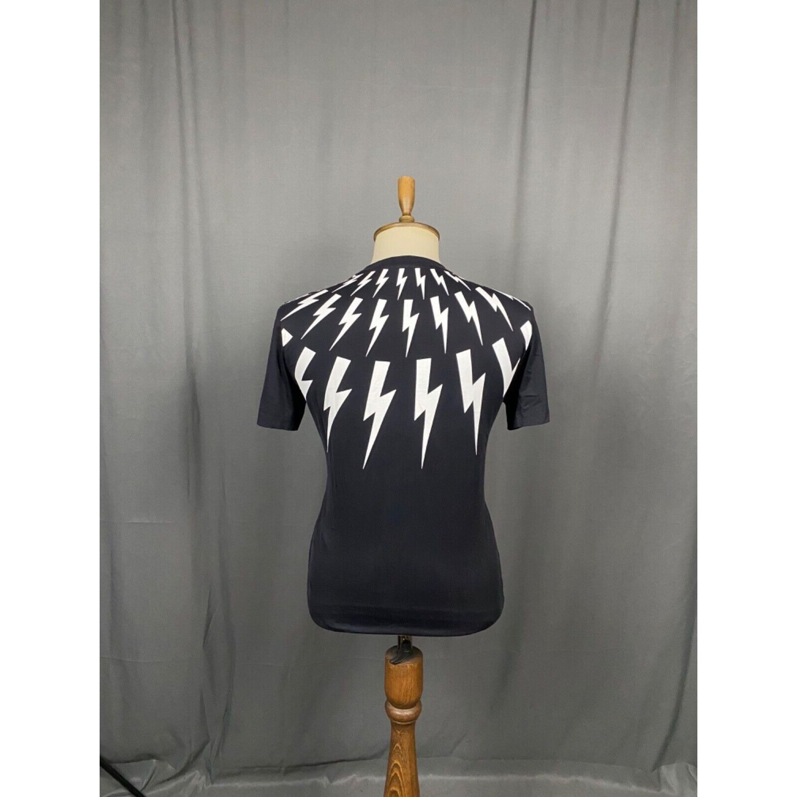 Neil Barrett MINT! Neil Barett FAIRISLE THUNDERBOLT Lightining Men's Blac Size US S / EU 44-46 / 1 - 7 Thumbnail