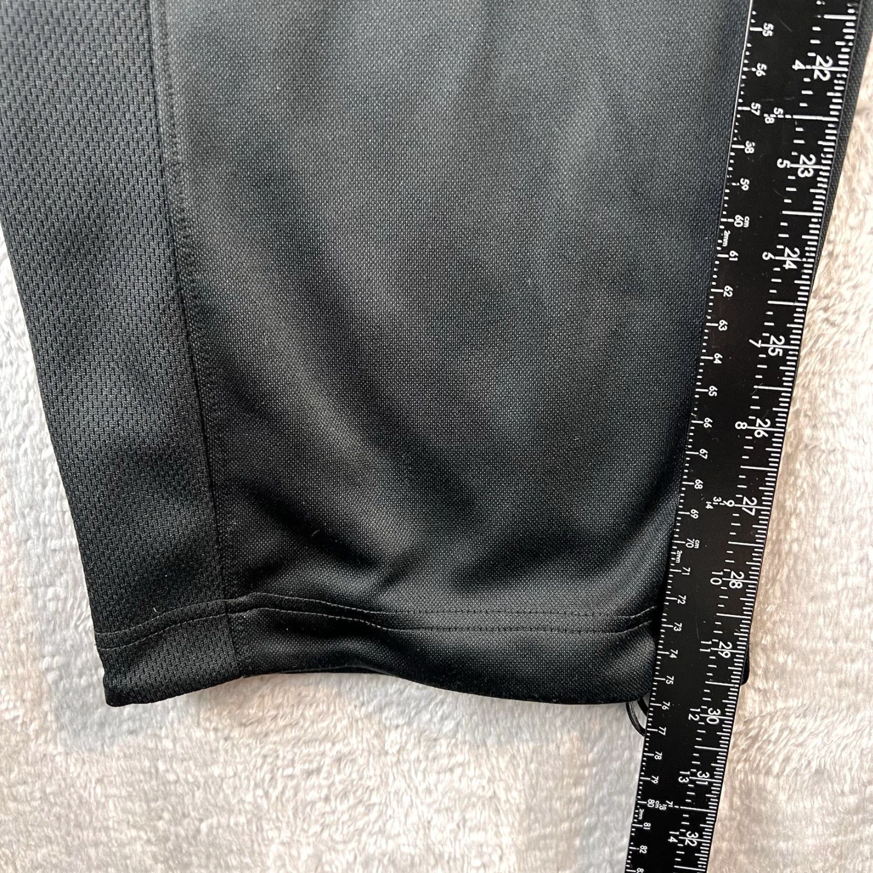 Jordan Brand VTG Jordan Track Pants Mens L Black Tapered Jogger Zip Pockets 90s Basketball Air Jordan Fanswear Size US 33 - 6 Thumbnail