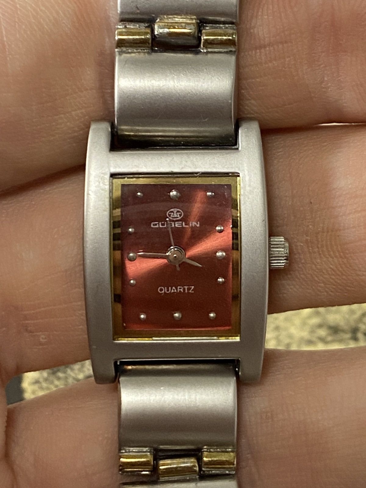 Japanese Brand Vintage Silver Tone Watch Purple Dial Y2K Unisex Style Size ONE SIZE - 3 Thumbnail