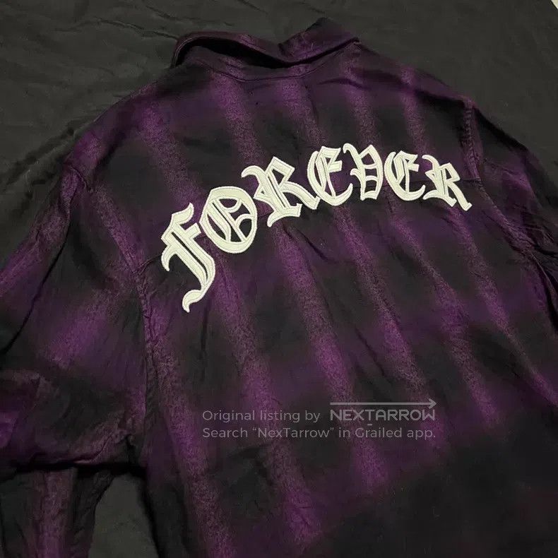 Amiri Amiri Purple Sanskrit shirt Size US M / EU 48-50 / 2 - 7 Thumbnail