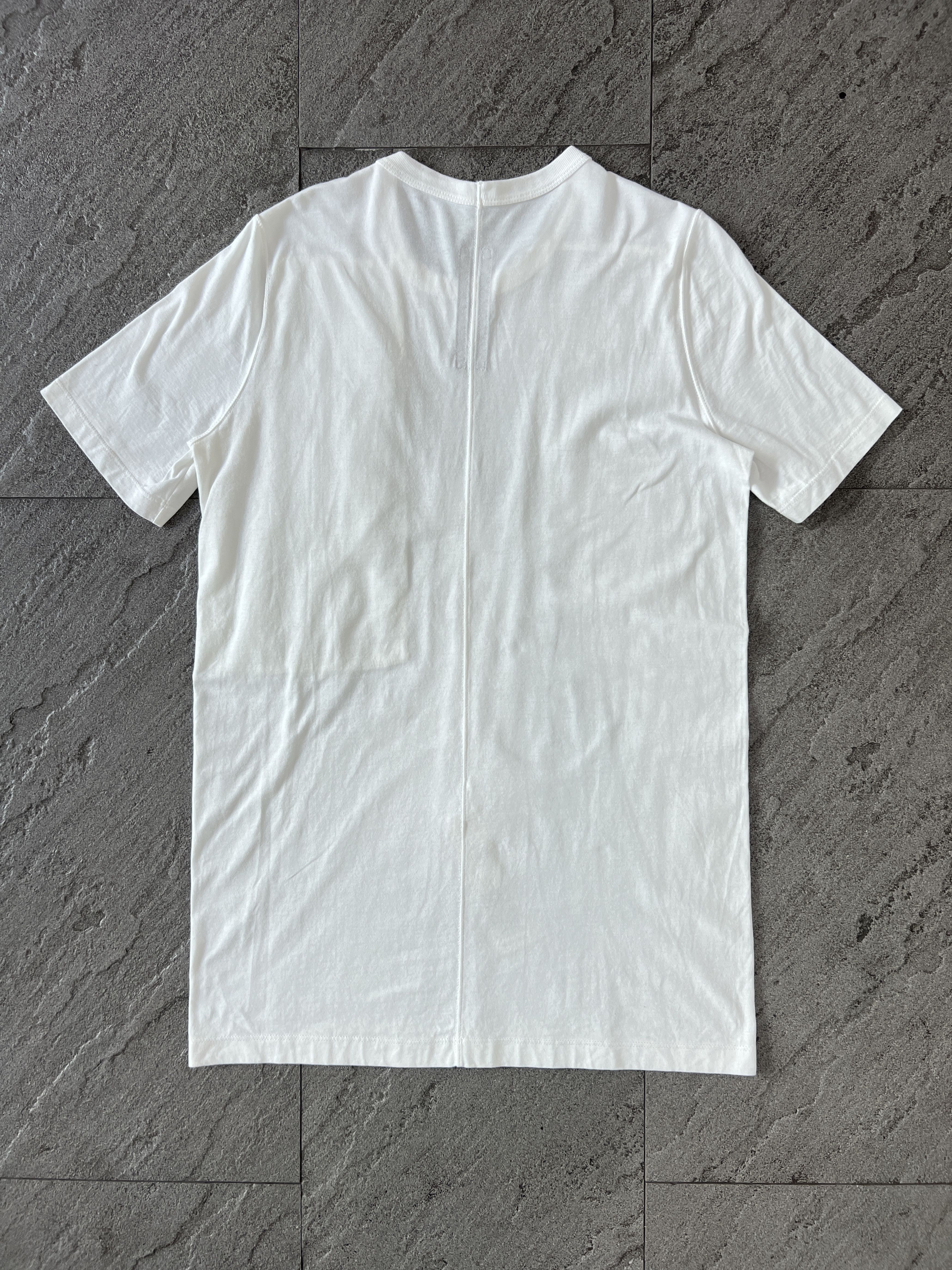 Rick Owens Rick Owens Zip Pocket Tee Milk White Medium Size US M / EU 48-50 / 2 - 2 Thumbnail