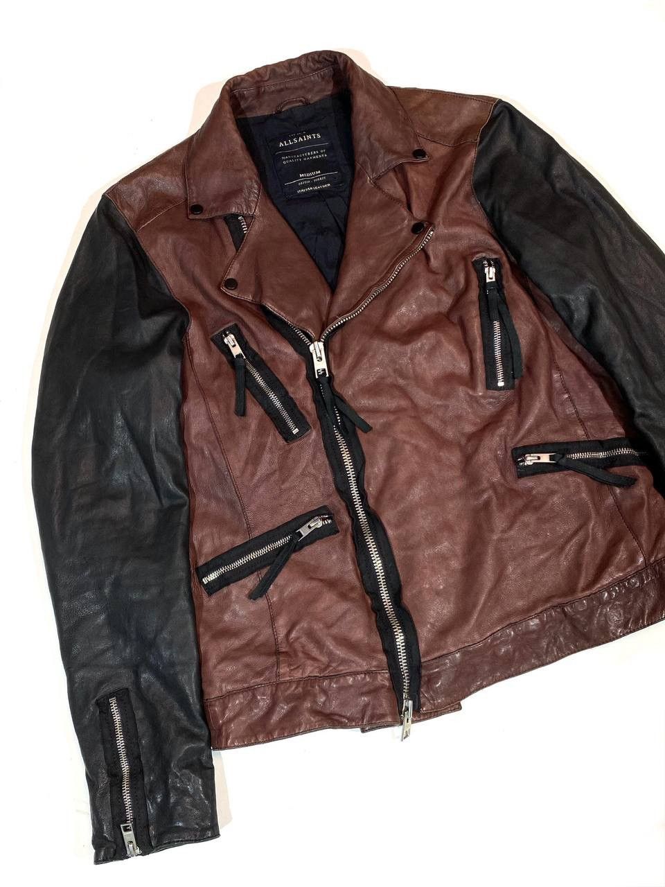 Allsaints Allsaints Men Leather Jacket Size US S / EU 44-46 / 1 - 4 Thumbnail