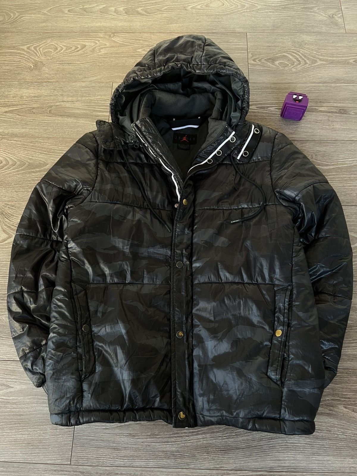 Jordan Brand Nike Air Jordan Avant Garde Camo Puffer Regular Down Jacket Size US M / EU 48-50 / 2 - 8 Thumbnail