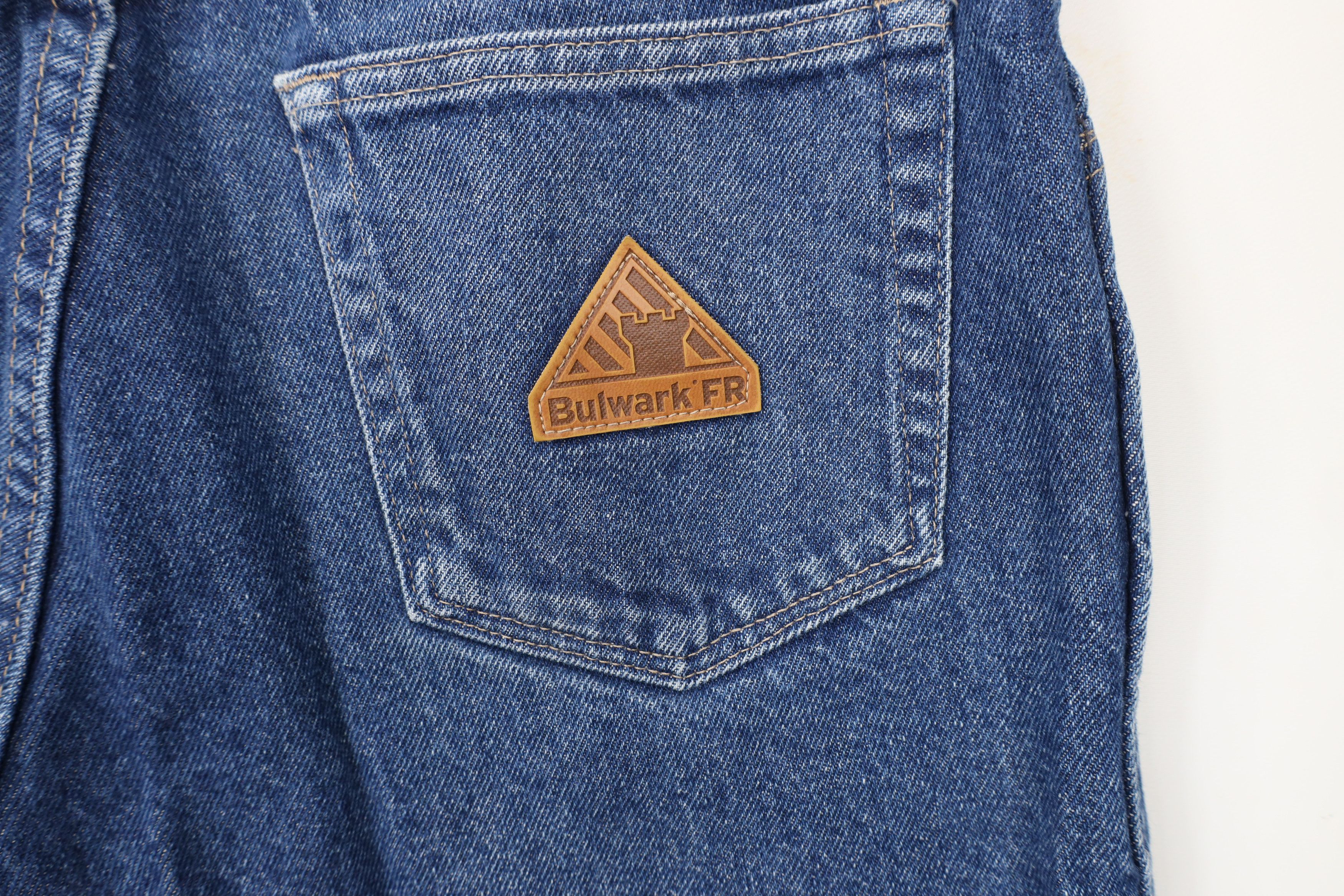 Vintage Vintage Bulwark FR Flame Resistant Bootcut Denim Jeans Size US 32 / EU 48 - 12 Thumbnail