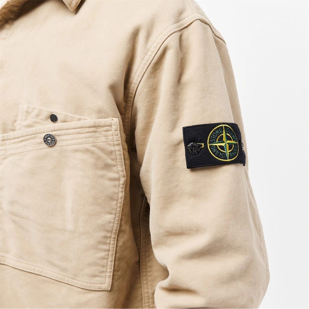 Stone Island o1g2r1mq0526 MSkin Overshirt in Beige Size US XXL / EU 58 / 5 - 5 Thumbnail