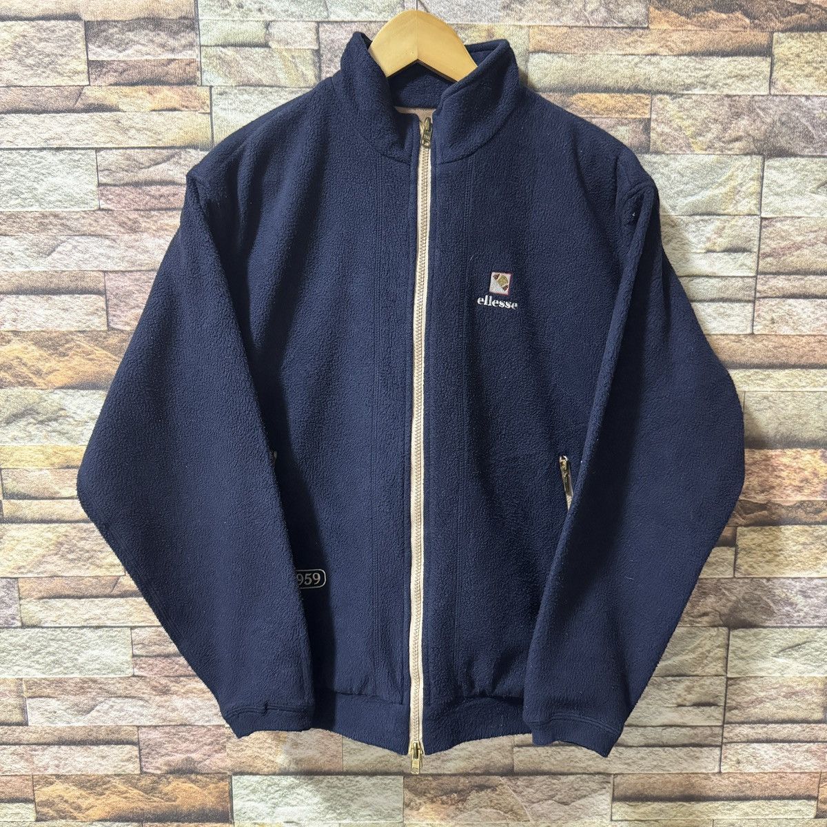 Ellesse × Vintage Vintage Ellesse Reversible Fleece Jacket Size US L / EU 52-54 / 3 - 2 Thumbnail