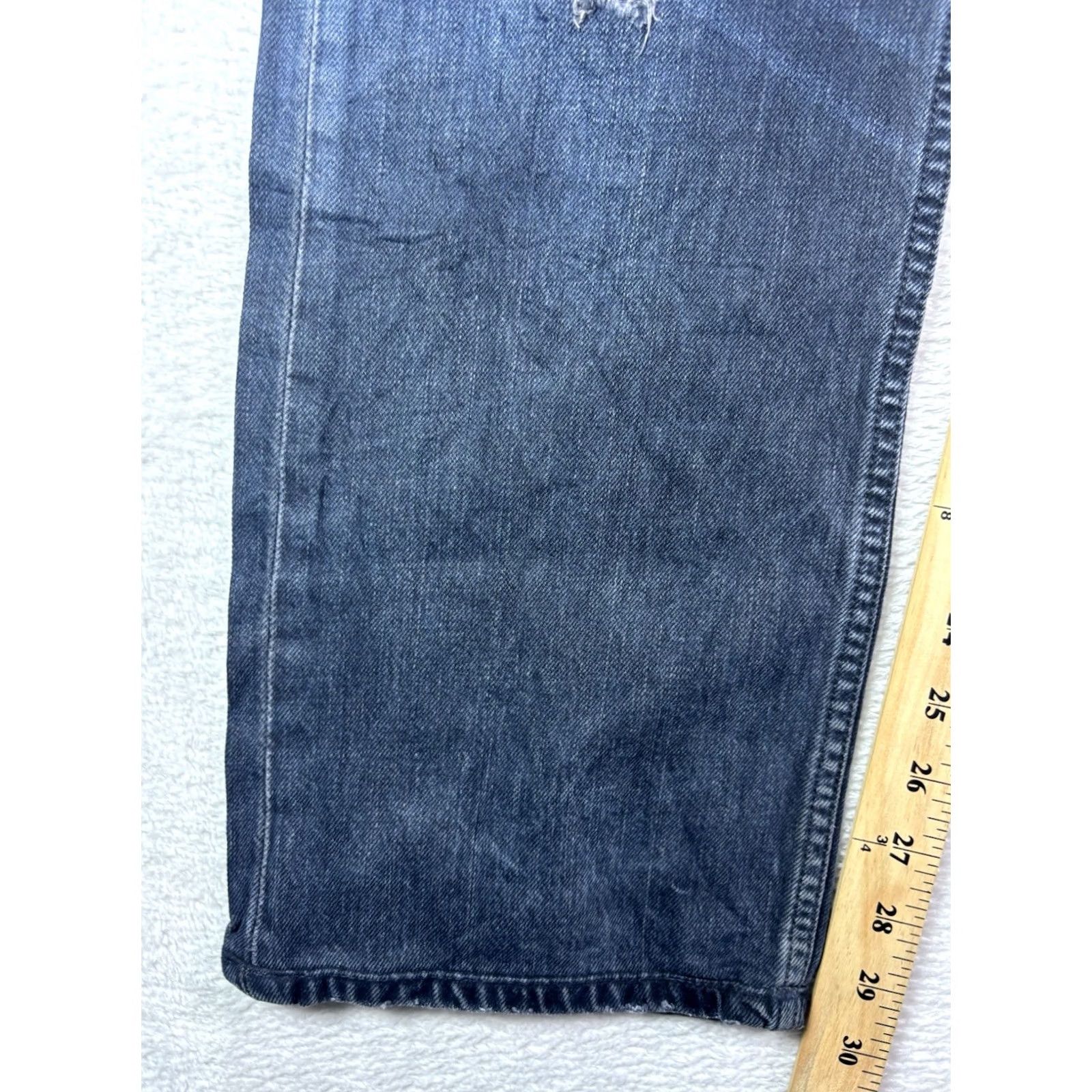 Levi's VINTAGE Levi's 511 Jeans Men 38x34 Slim Blue Denim Distressed Dark Wash Size US 38 / EU 54 - 4 Thumbnail