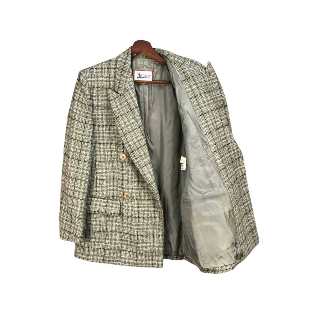Herno HERNO DOUBLE BREASTED CHECKERED COAT SIZE 44 MADE IN ITALY Size US S / EU 44-46 / 1 - 6 Thumbnail