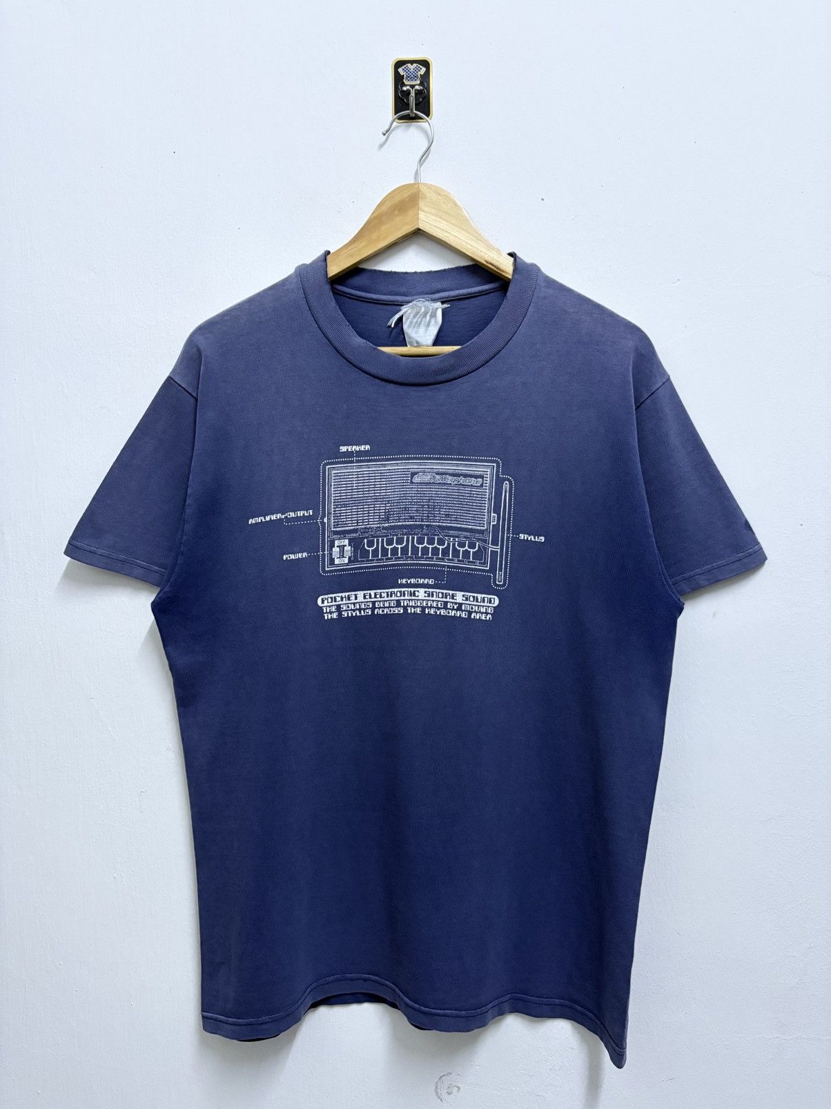 Band Tees Vintage 90's Electronic Snore Sound / Aphex Twin T-Shirt Size US M / EU 48-50 / 2 - 1 Thumbnail