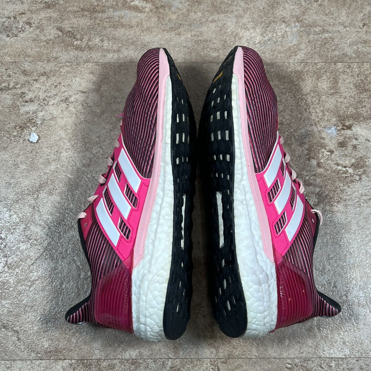 Adidas Adidas Movement Boost Shoe BB3470 Pink Knit Lace Up Sneaker Size US 7.5 / EU 40-41 - 6 Thumbnail