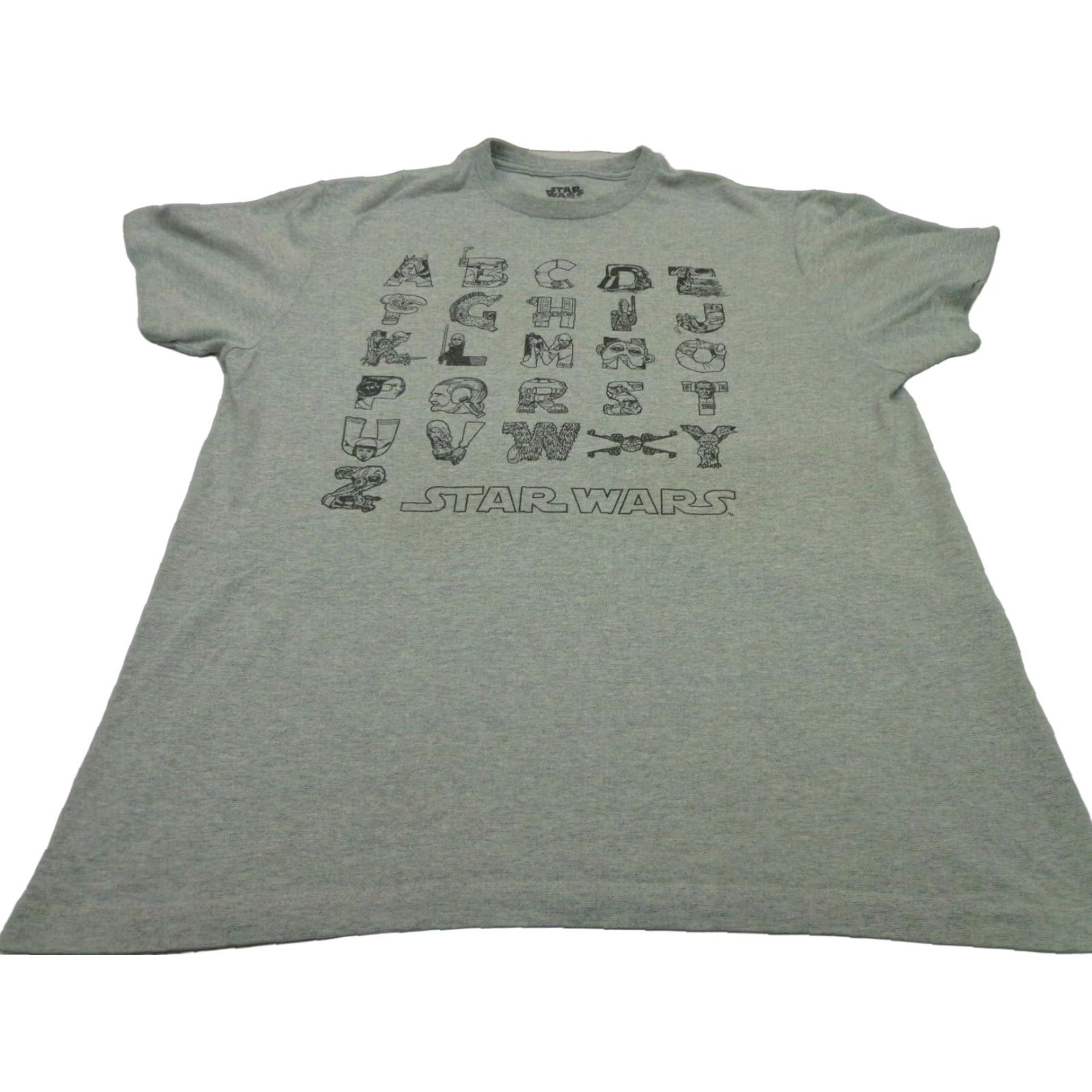 Vintage VINTAGE Star Wars Alphabet ABCs Mens T Shirt Size Large Gray Short Sleeve Size US L / EU 52-54 / 3 - 1 Thumbnail
