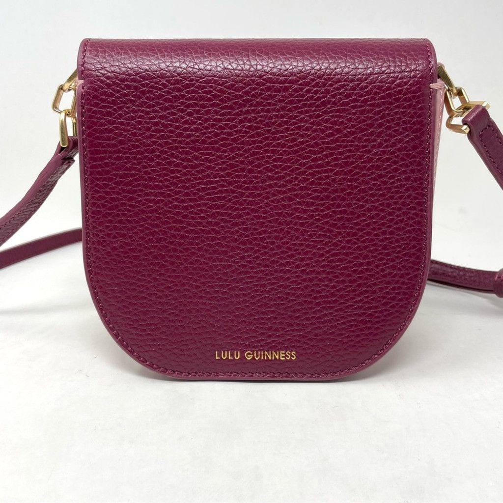 Other Lulu Guinness Small Leather Colorblock Pink Lip Shoulder Bag Size ONE SIZE - 3 Thumbnail