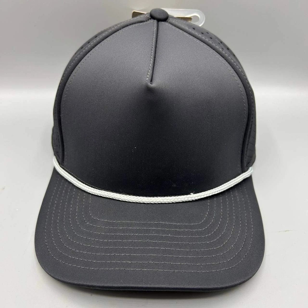 The Game The Game Hat Men Black Gray Blank Plain Snap Back Cap New Size ONE SIZE - 1 Thumbnail