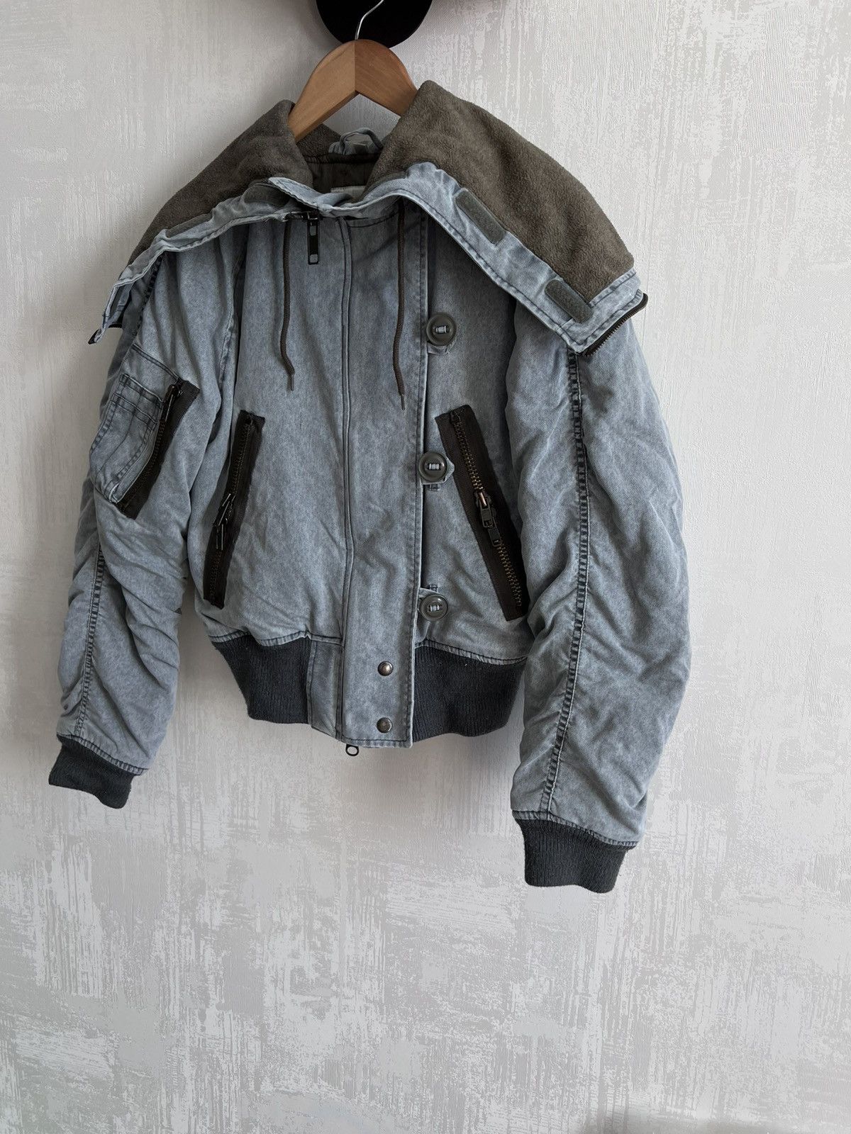 Allsaints Vintage Allsaints N-2B fur burned flight jacket US Size US S / EU 44-46 / 1 - 1 Thumbnail