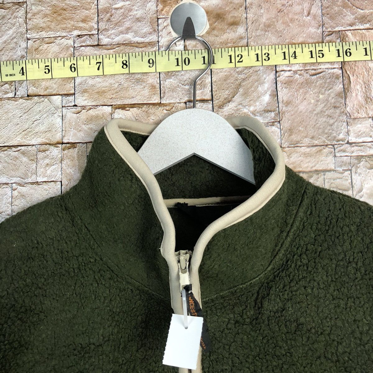 Japanese Brand Ancestress Green Jacket sweater #A308 Size US L / EU 52-54 / 3 - 4 Thumbnail