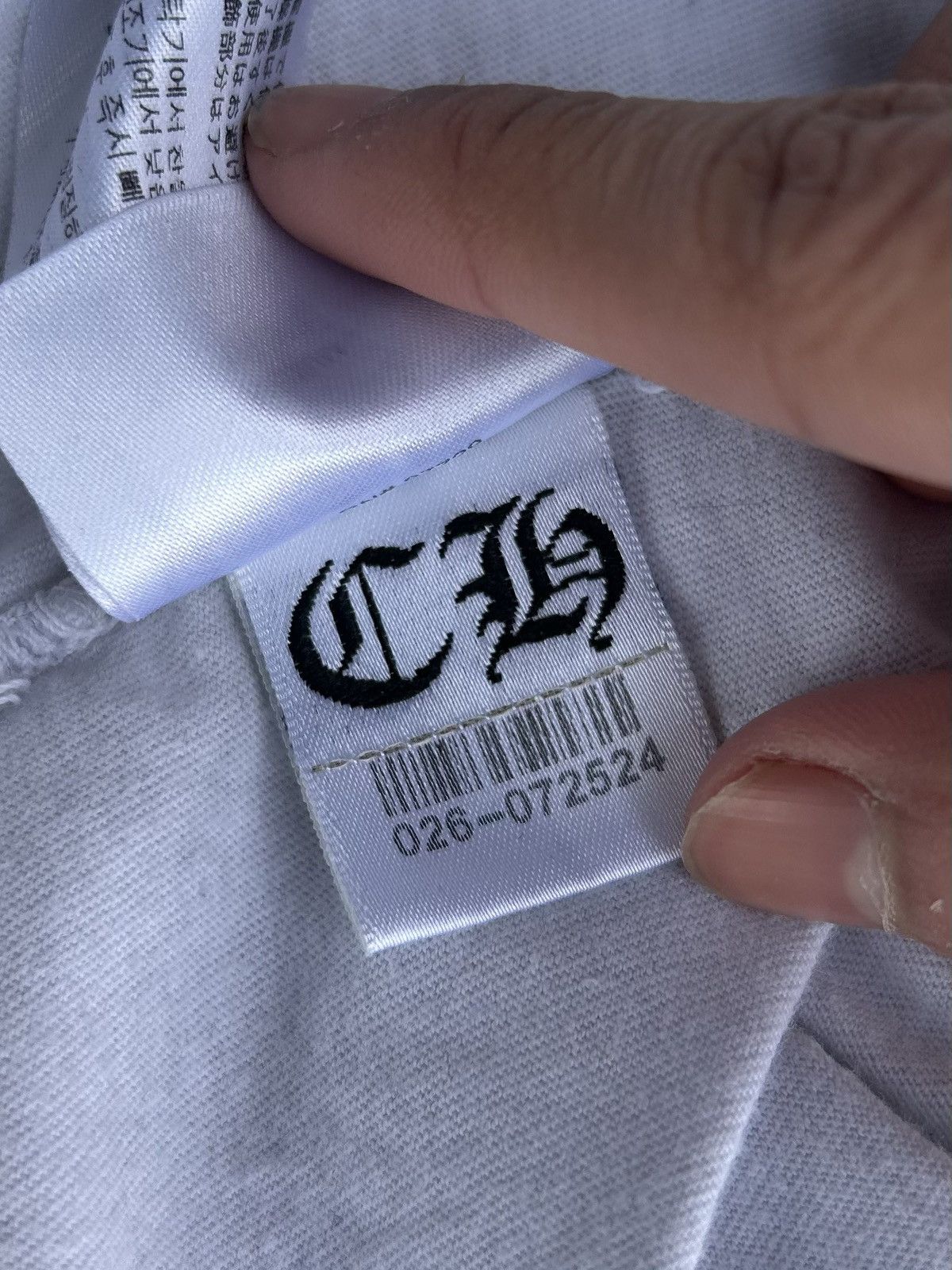 Chrome Hearts Chrome Hearts USA Shoulder Logo White T-shirt Size M Size US M / EU 48-50 / 2 - 7 Thumbnail