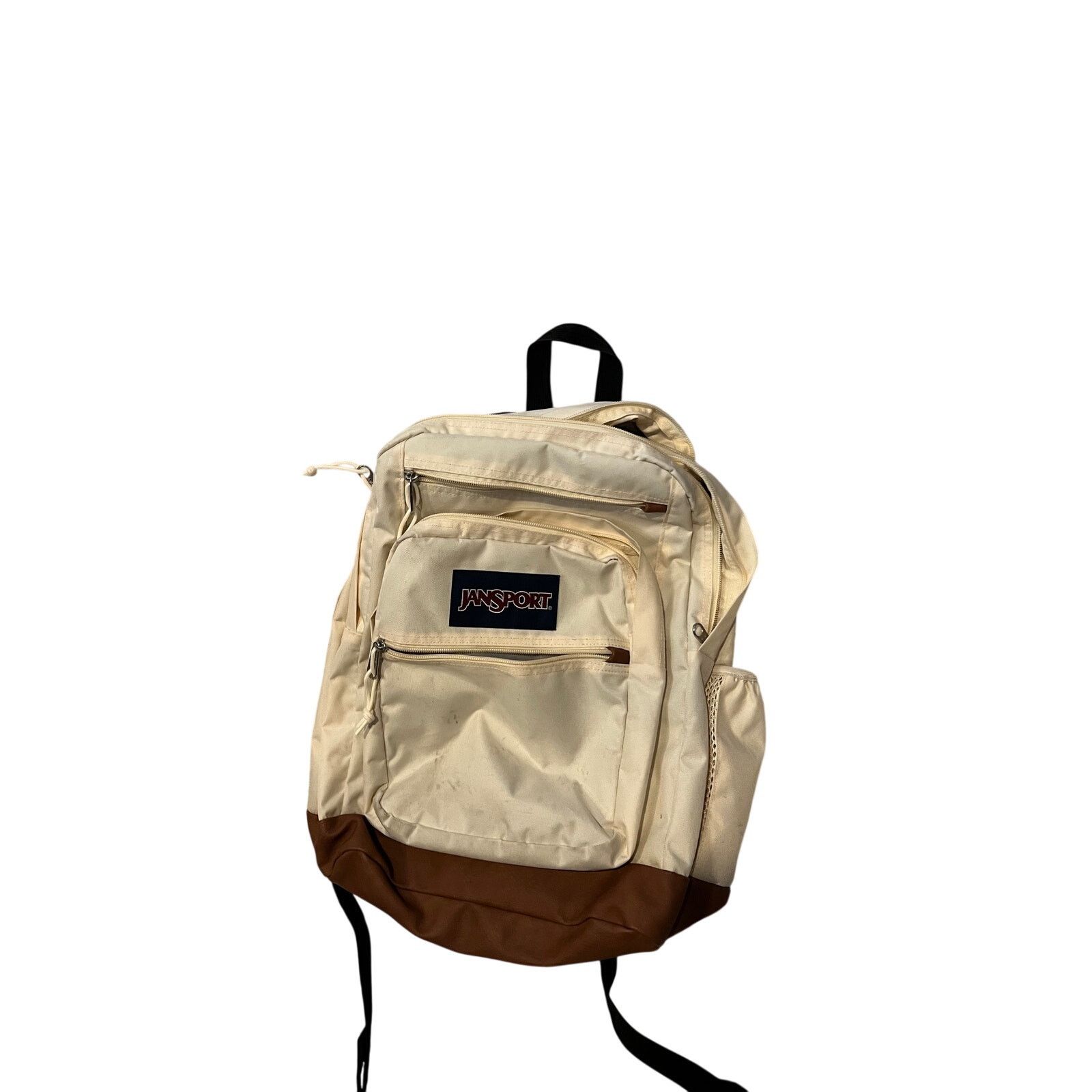 Jansport JanSport Cool Student 2 Section School Backpack Cream Brown Size ONE SIZE - 1 Thumbnail
