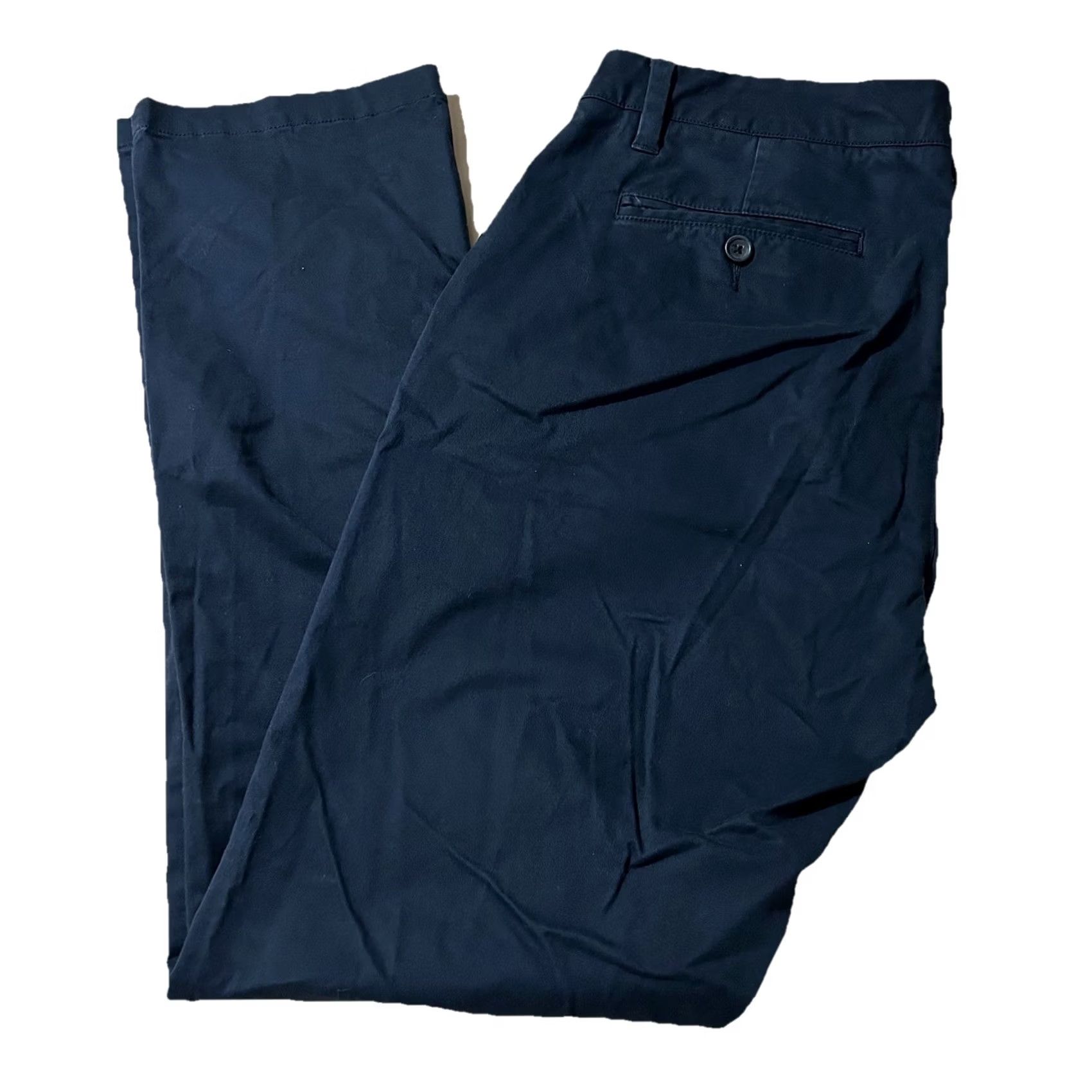 UNTUCKit Untuckit Men Pants Straight Navy Chino 34X32 Regular Blue Chino Pants Mens Size US 34 / EU 50 - 2 Thumbnail