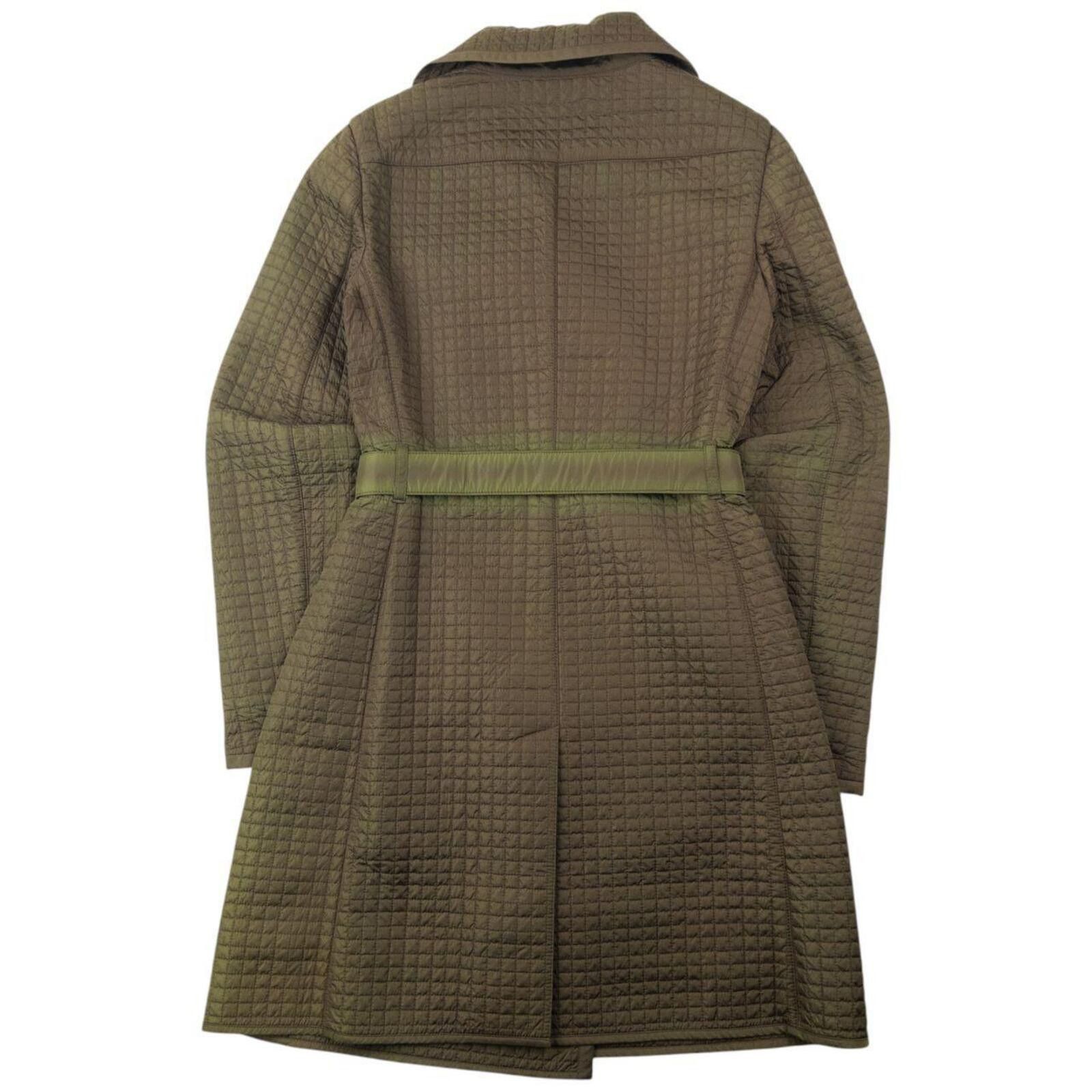 Prada Vintage 2000s Prada Quilted Belt Waist Trench Jacket Size M Size M / US 6-8 / IT 42-44 - 2 Thumbnail