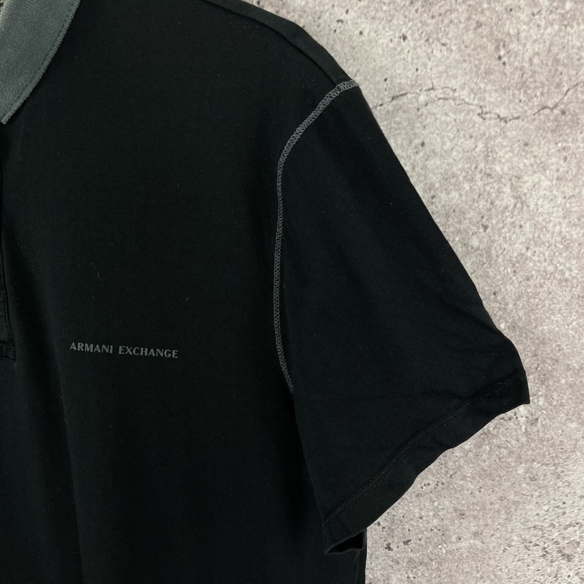 Armani Armani Exchange Polo T-Shirt 3Button Style Black Size L Size US L / EU 52-54 / 3 - 5 Thumbnail