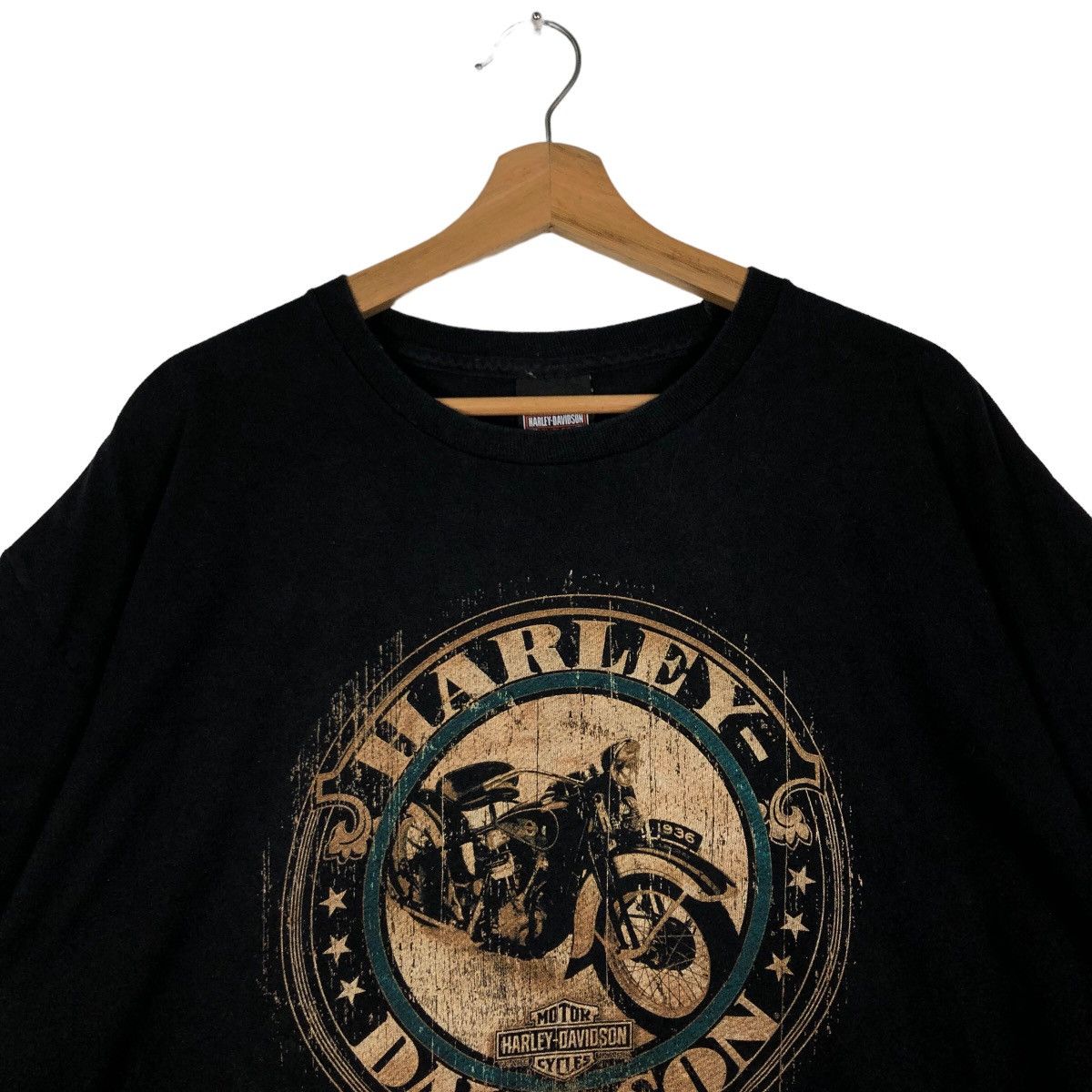 Harley Davidson 🔥90’s Vintage Harley Davidson T-Shirt Short Sleeve Big Logo Size US XL / EU 56 / 4 - 3 Thumbnail