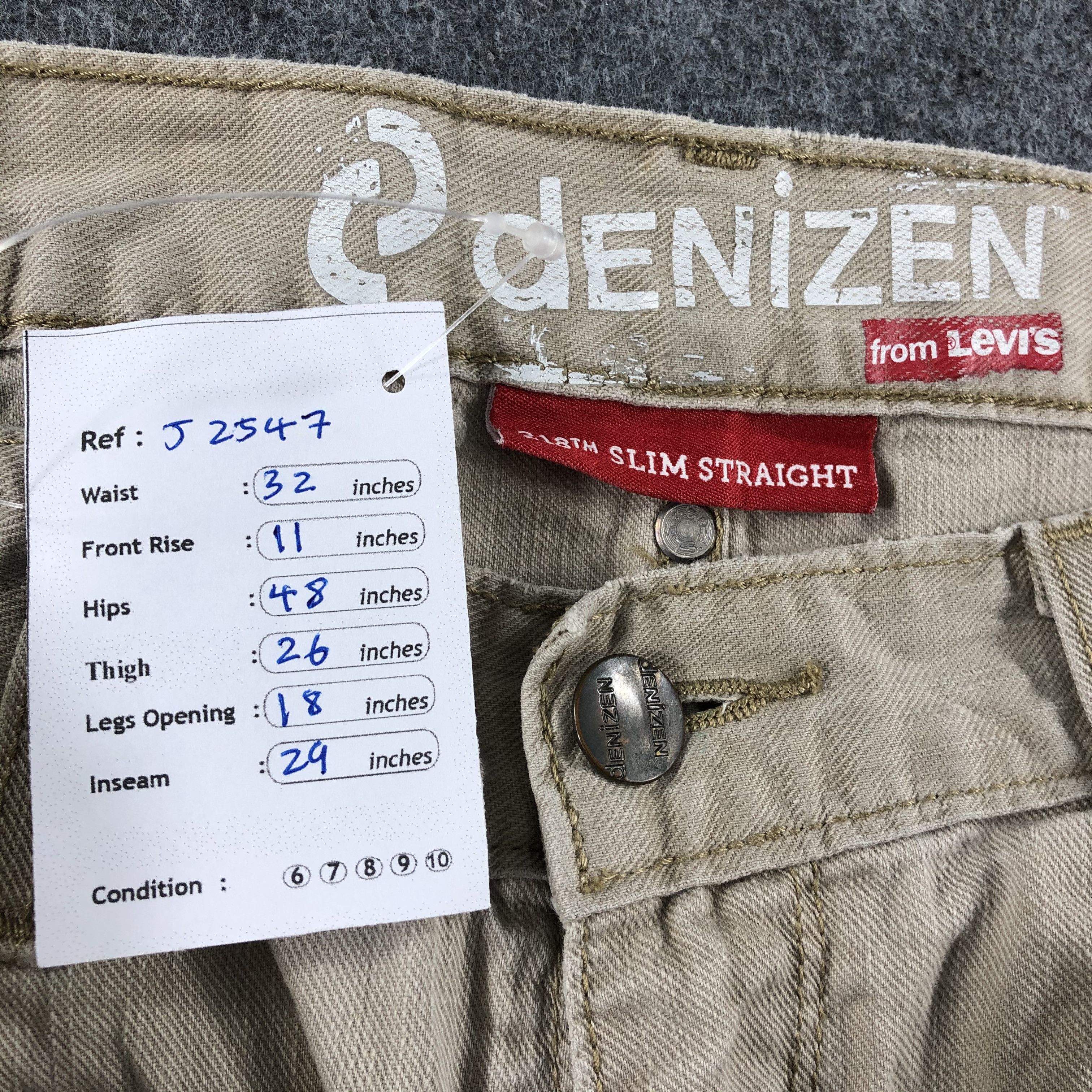 Levi's Vintage Denizen Levis Jeans-J2547 Size US 32 / EU 48 - 13 Thumbnail