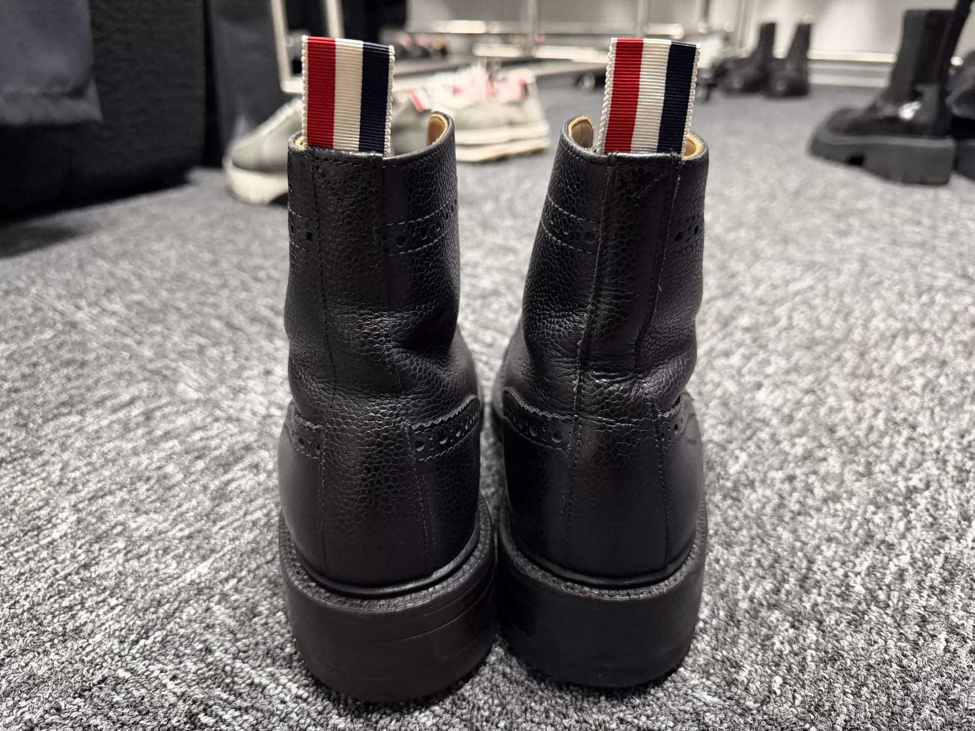 Thom Browne Thom Browne Men's Classic Brogue High-Top Boots US7 Size US 7 / EU 40 - 3 Thumbnail