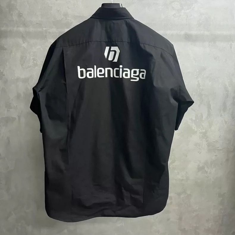 Balenciaga Balenciaga size 39 Black monogrammed single-breasted short- Size US M / EU 48-50 / 2 - 2 Thumbnail