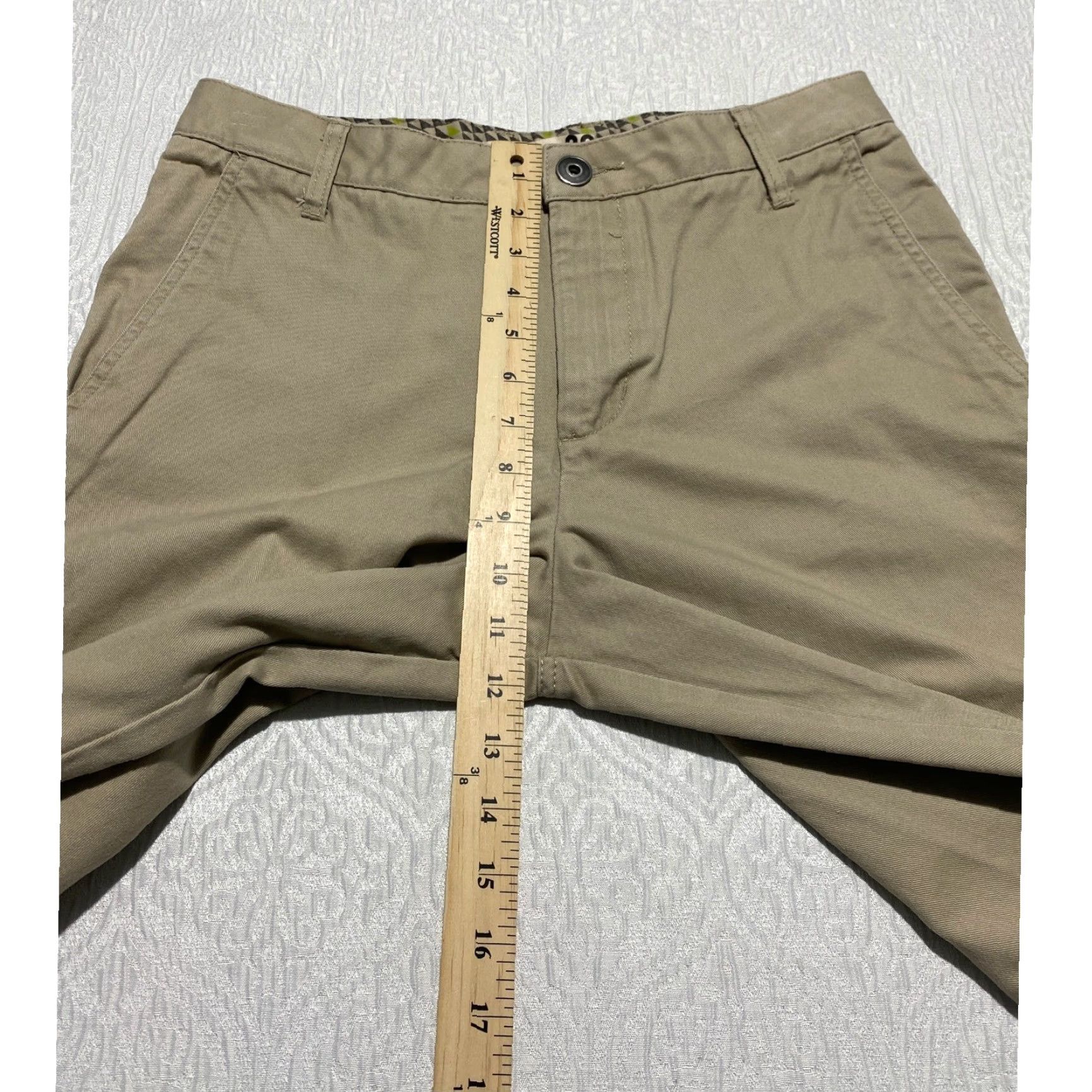 Vintage Utility Mens Size 30 Beige Cotton Casual Chino Shorts Utility Size US 30 / EU 46 - 5 Thumbnail