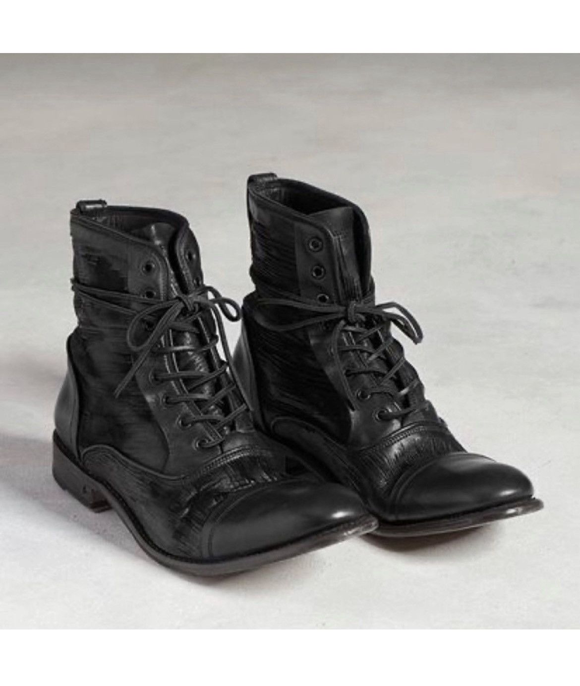 John Varvatos Freeman Raw Edge Scored Leather Boot EU 40 usa 7 Size US 7 / EU 40 - 1 Thumbnail