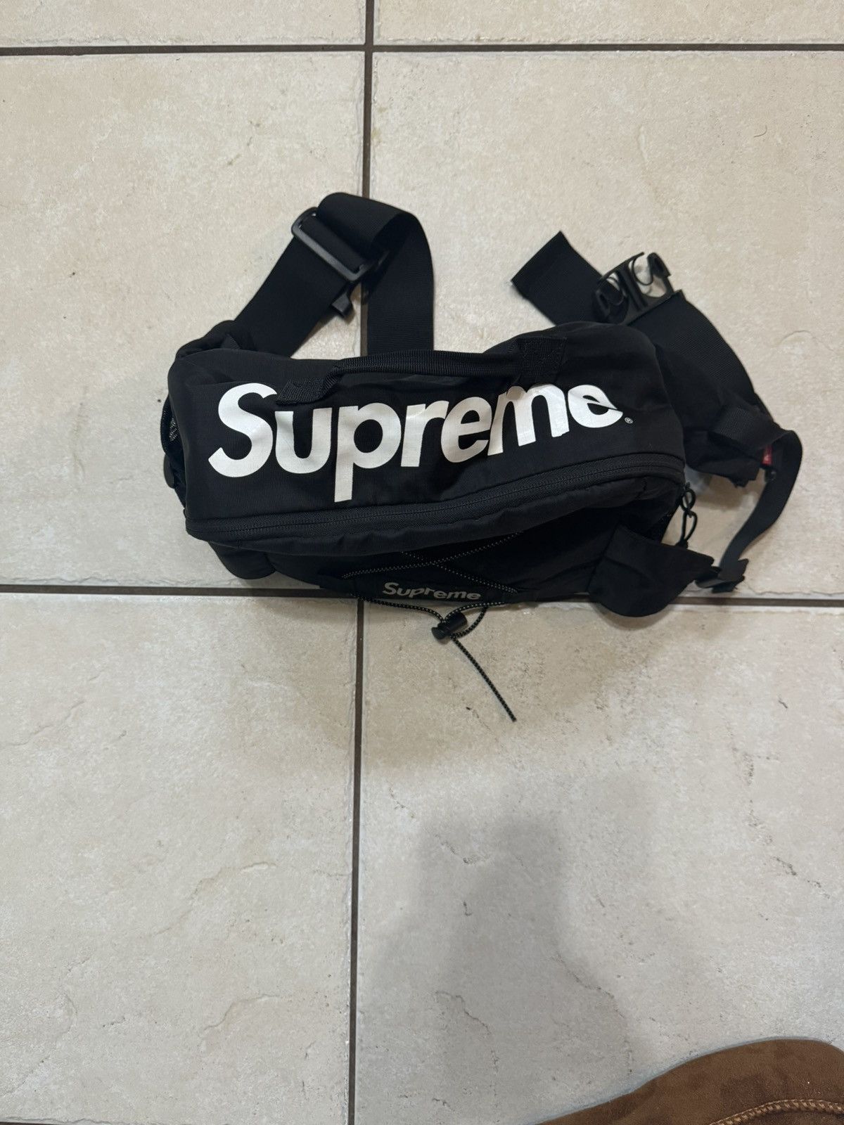 Supreme Supreme 17Ss Waist Bag Body Black Men s K6599 Grailed