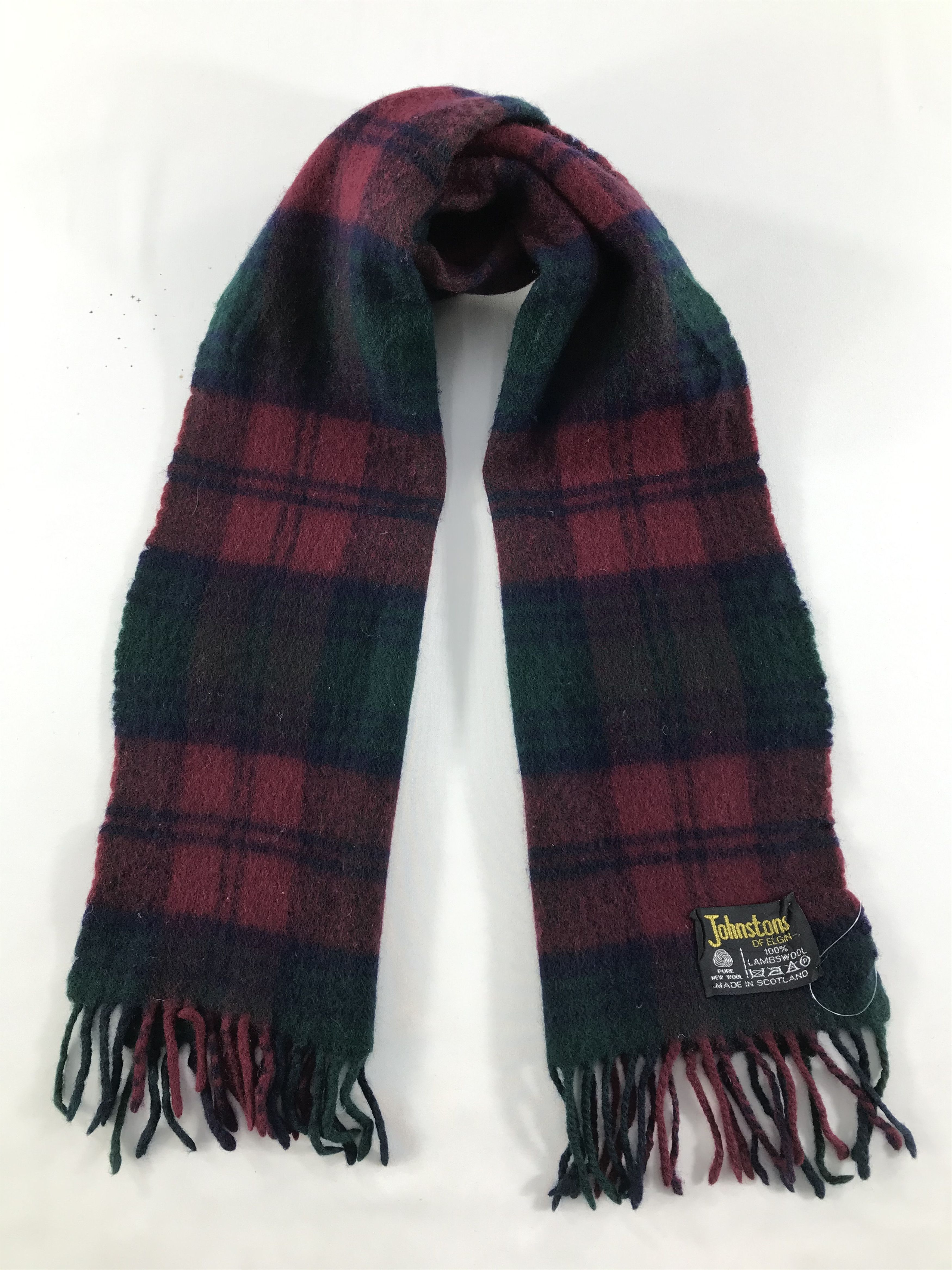 Johnstons Of Elgin Vintage Johnstons of Elgin Scarf/Muffler/Neckwear MF938 Size ONE SIZE - 1 Thumbnail