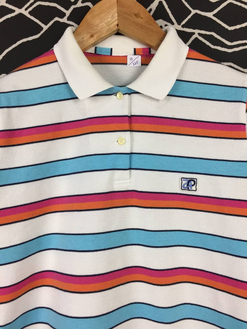 Other Vtg 90s Arnold Palmer Color Block Stripe Perforated Polo Tee Size US S / EU 44-46 / 1 - 4 Thumbnail
