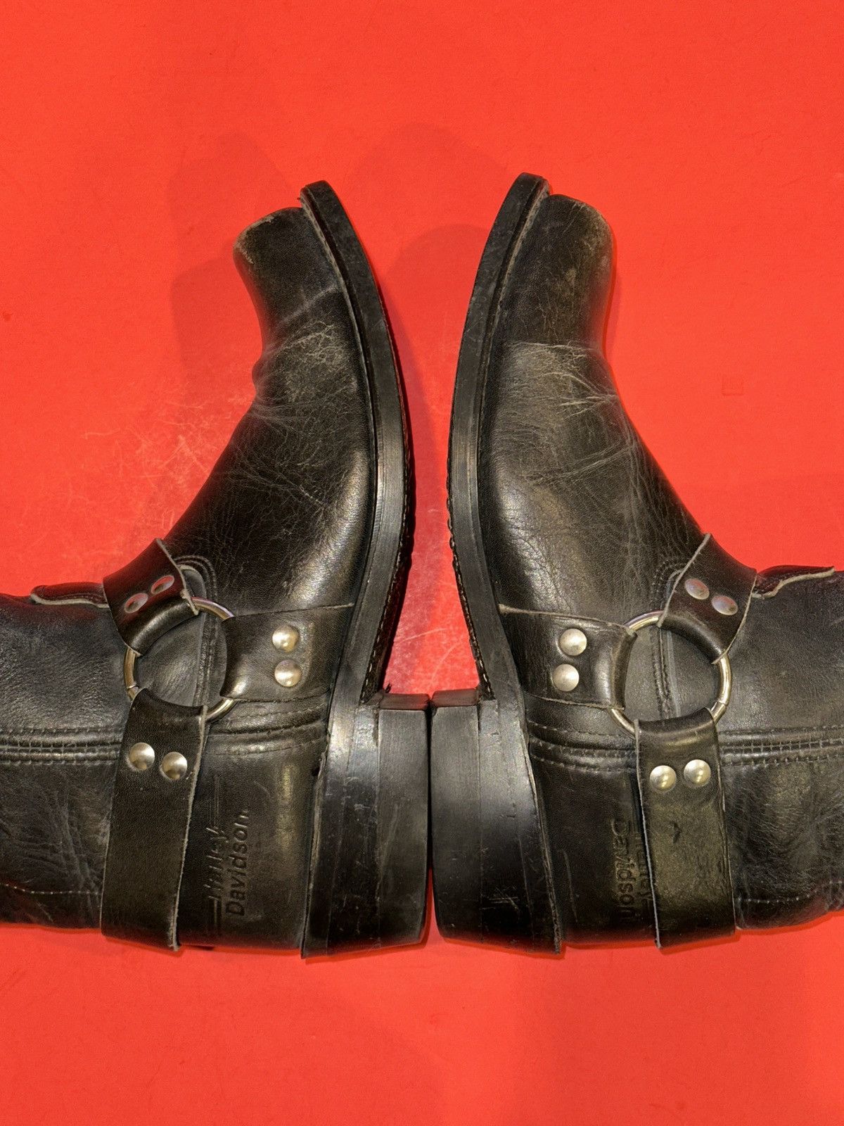 Harley Davidson Harley Davidson Black Leather Square Toe Eagle Boot Men 8.5 Size US 8.5 / EU 41-42 - 5 Thumbnail