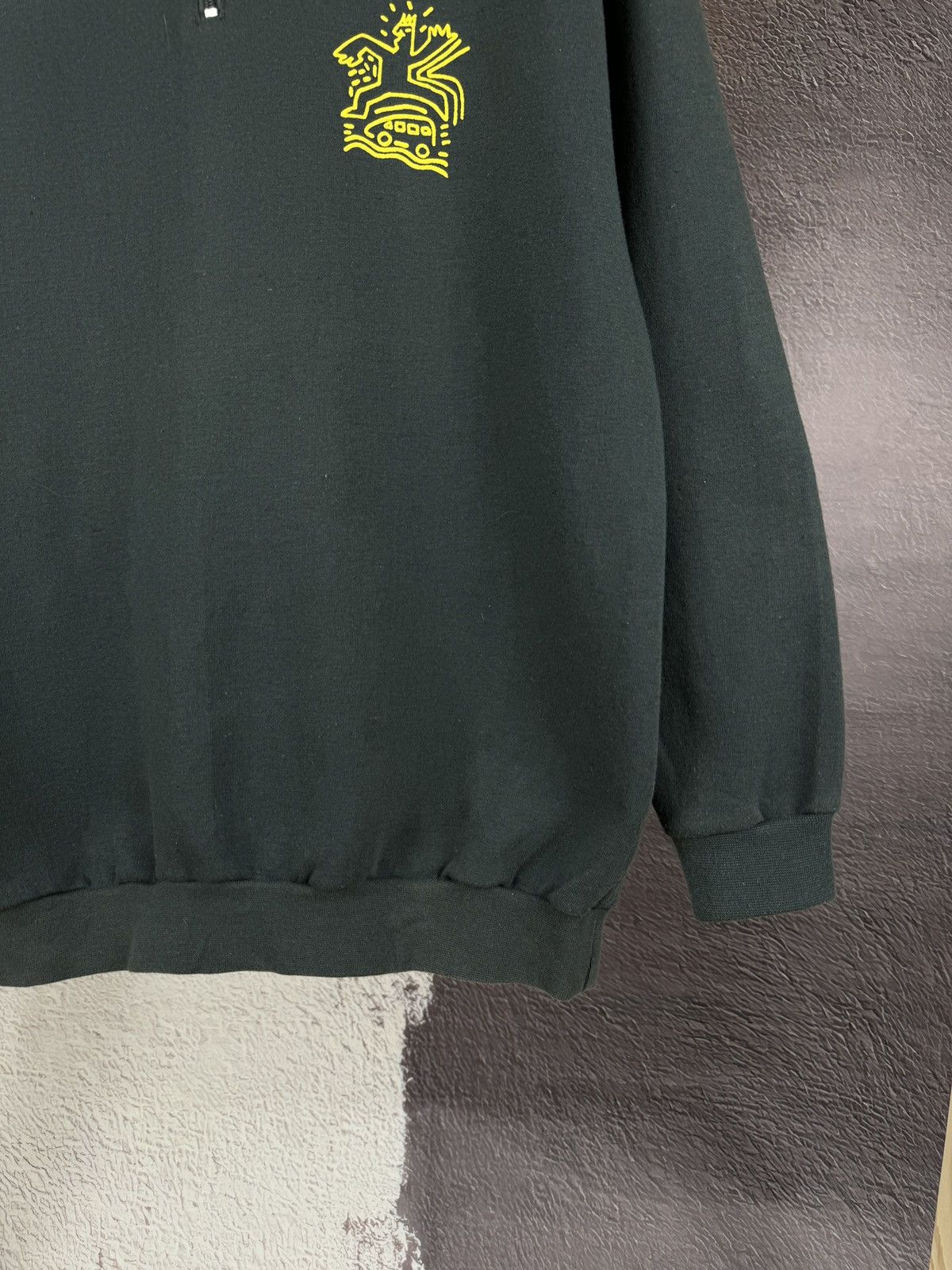 Vintage Renault vintage 90s racing formula 1/4 zip sweater big logo Size US L / EU 52-54 / 3 - 6 Thumbnail