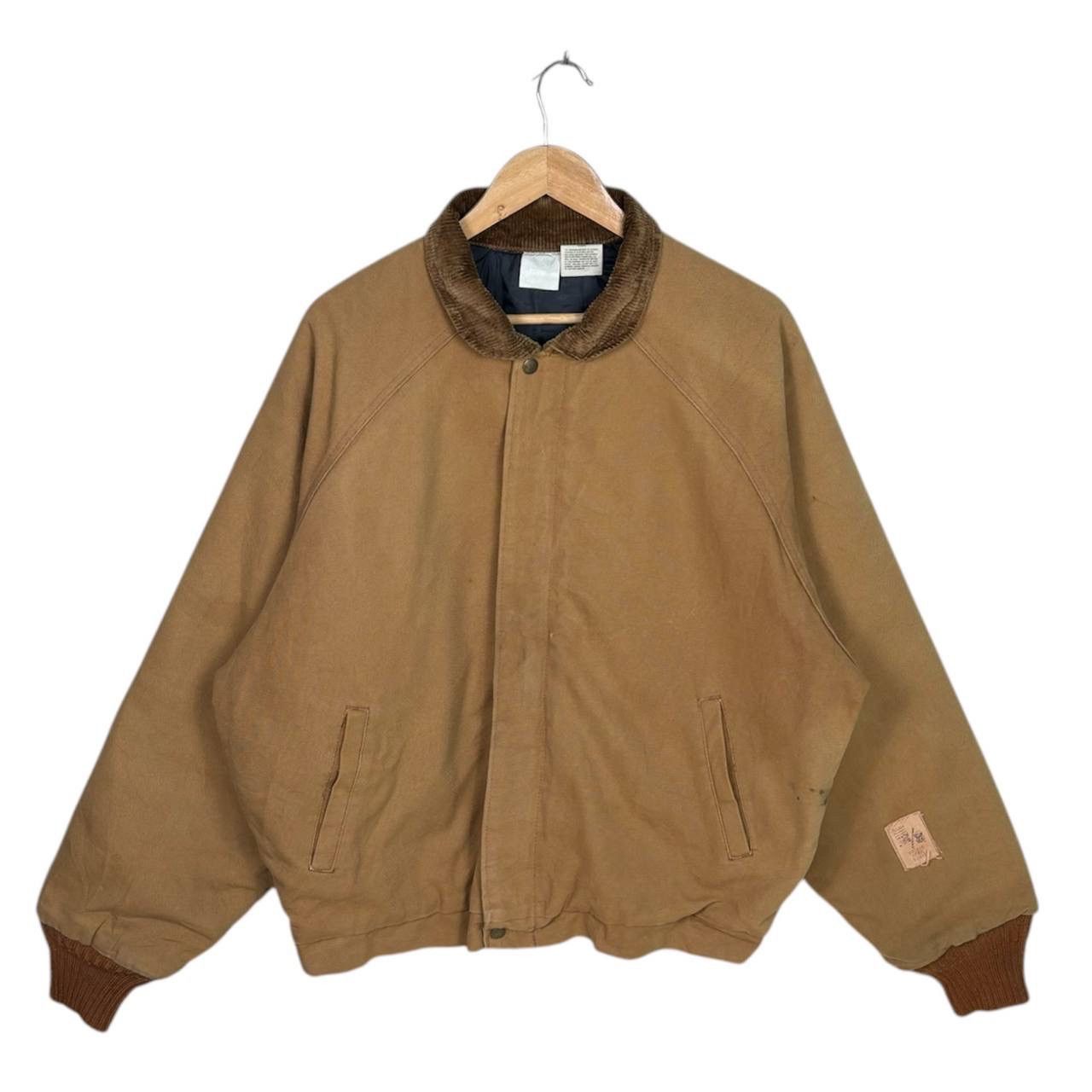 Vintage Twelve Over Eight 70s Chroe Classic Canvas Field Coat Jacket Size US L / EU 52-54 / 3 - 1 Thumbnail