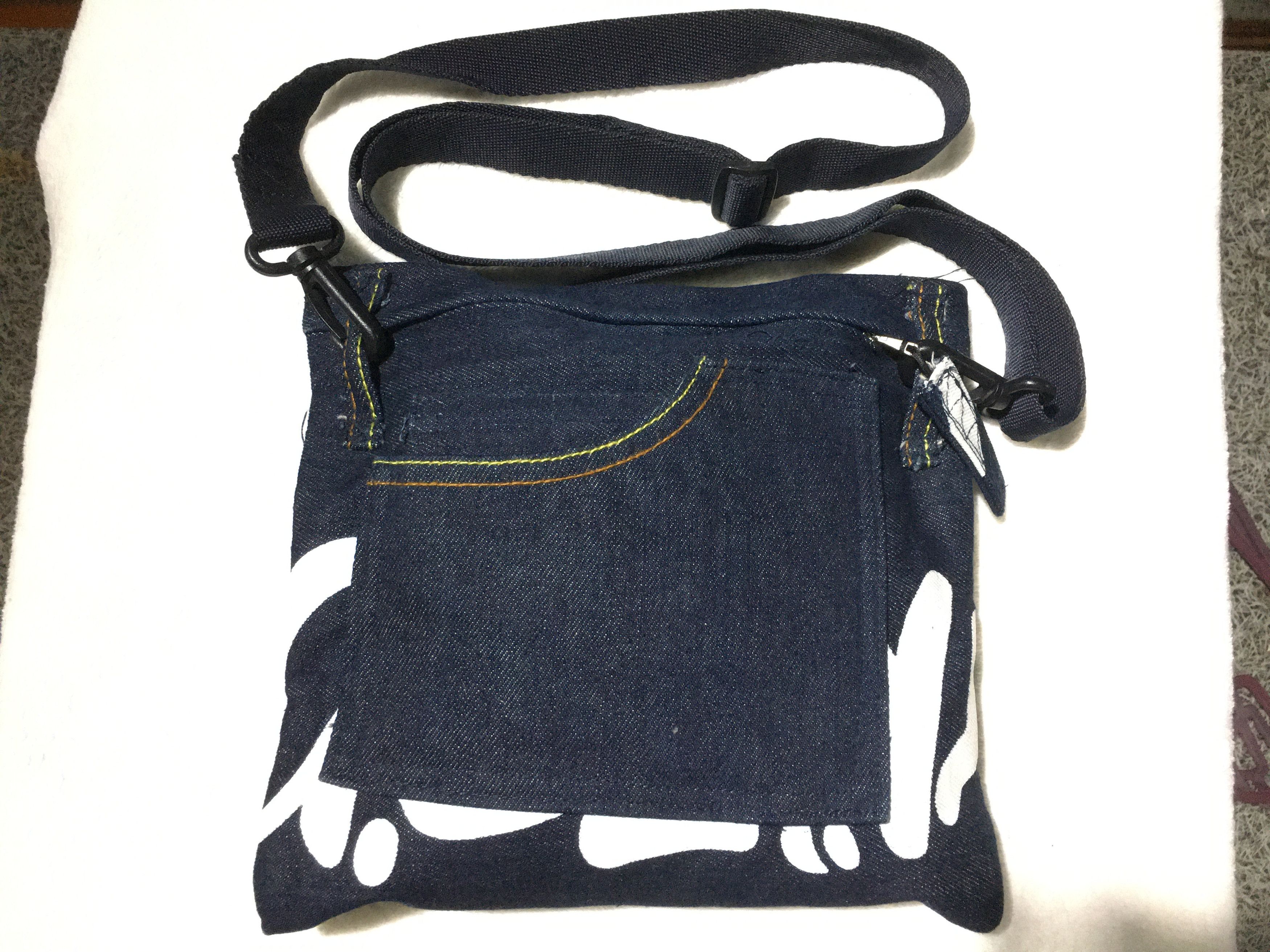 Vintage Custom Denim Evisu Brand Sling bag Size ONE SIZE - 1 Thumbnail