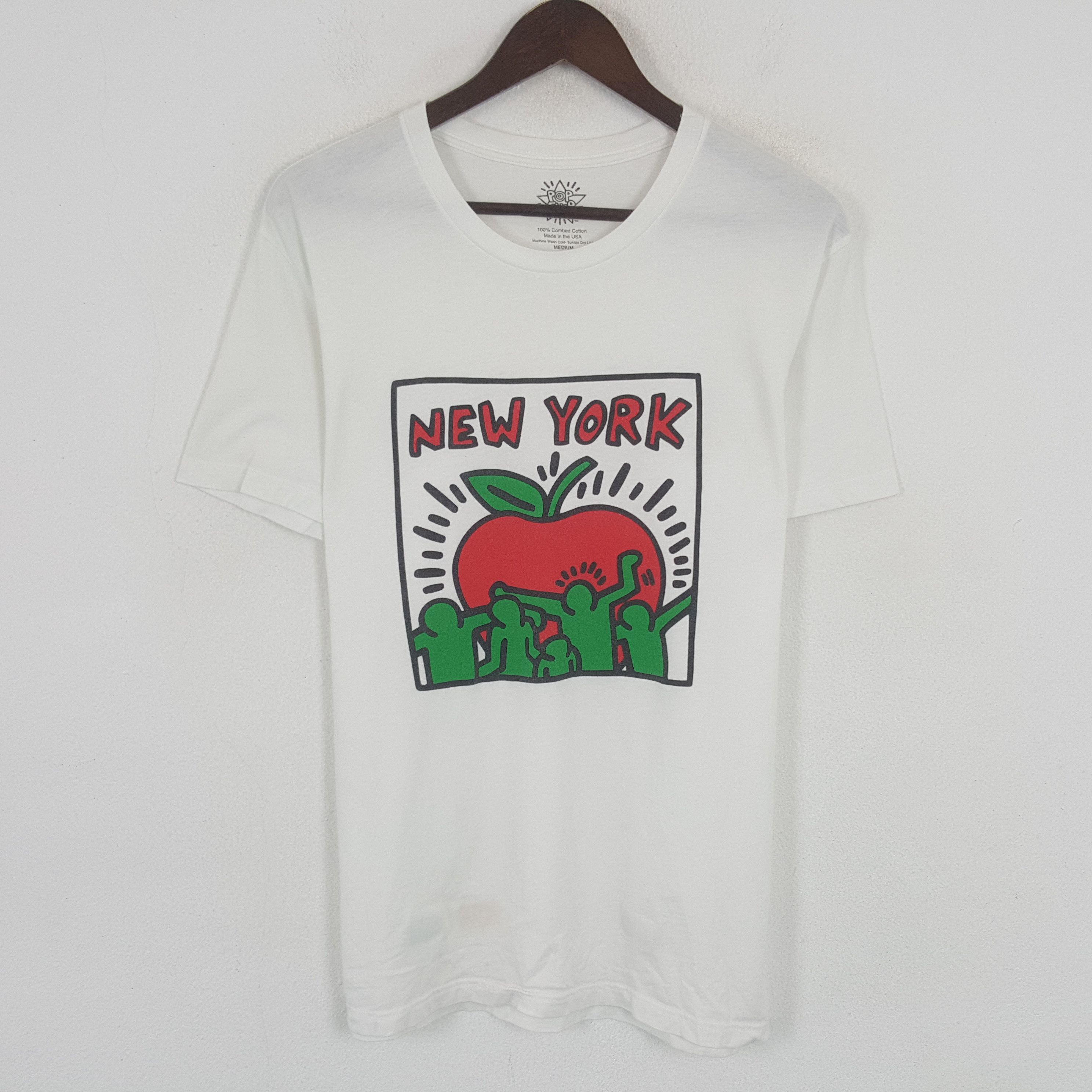 Keith Haring × Vintage Vintage Keith Haring New York Tshirt Size US S / EU 44-46 / 1 - 1 Thumbnail