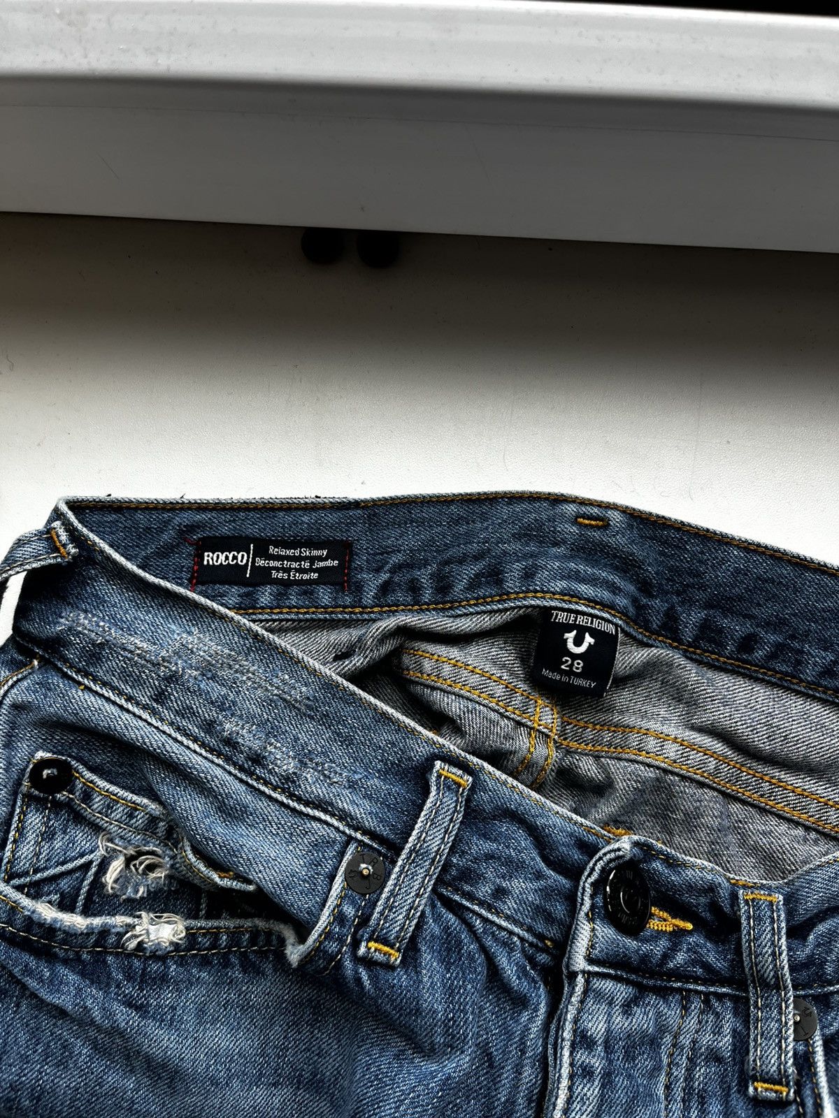 True Religion True Religion distressed denim pants y2k Size 28" / US 6 / IT 42 - 13 Thumbnail