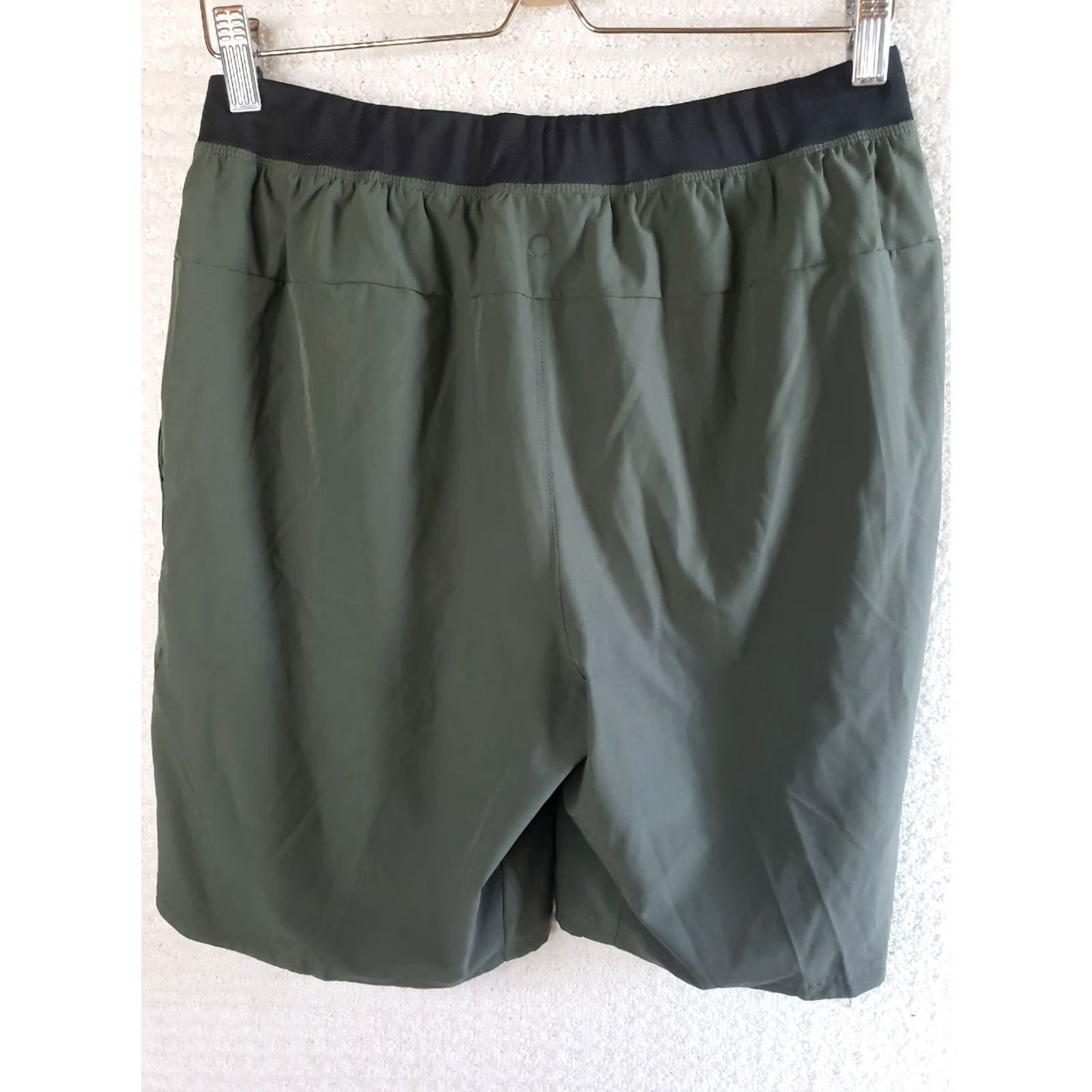 Vintage VINTAGE Skora Athletic Qwick Dry Running Shorts Men M Green Elastic Waist Longer Compression Liner Regular Size US 31 - 6 Thumbnail