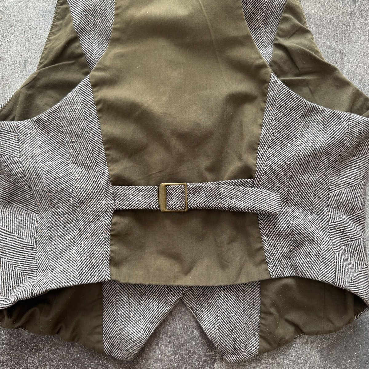 If Six Was Nine Indie Sleaze Vintage Y2K Grunge Waistcoat Distressed Vest Size S / US 4 / IT 40 - 3 Thumbnail